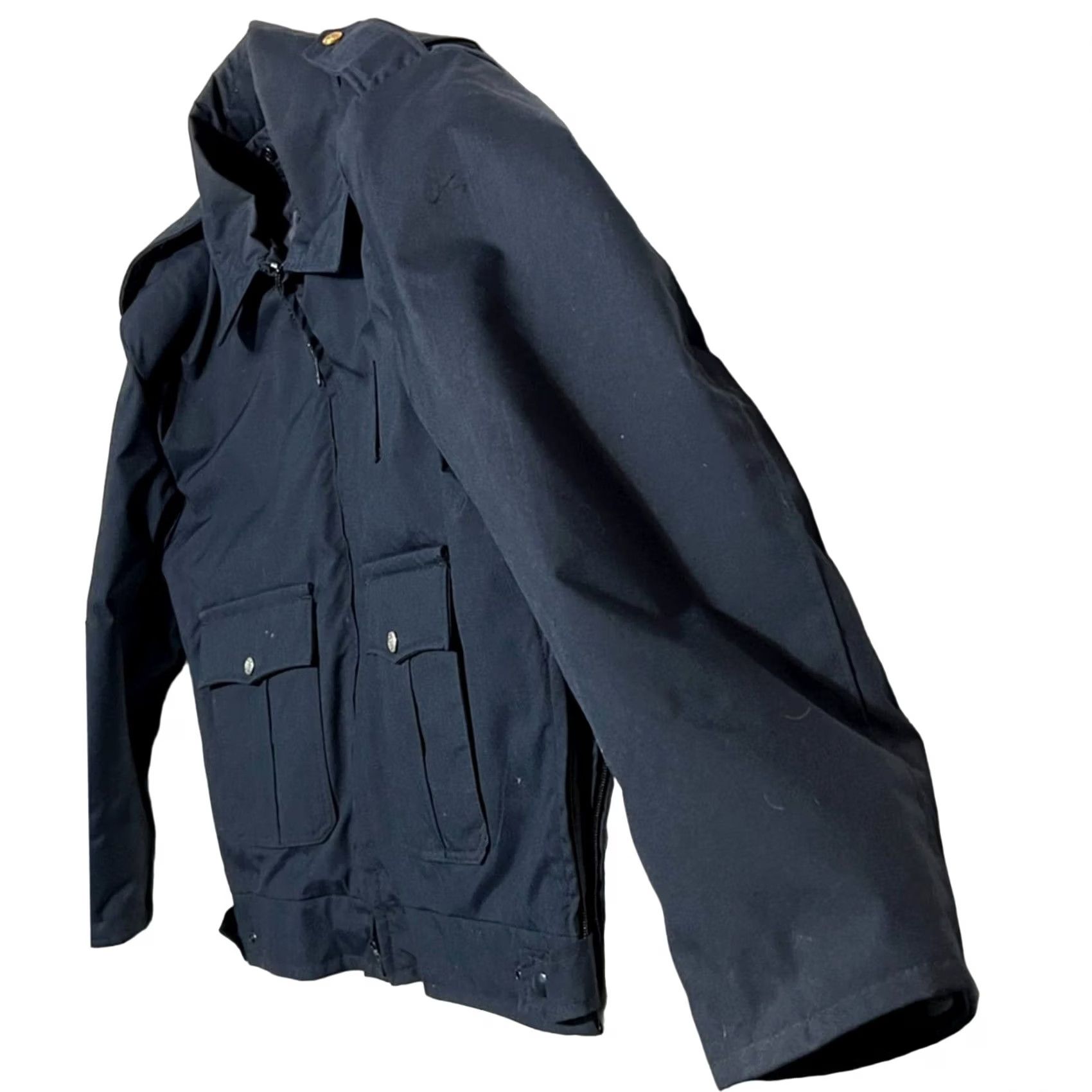 Vintage VINTAGE i.spiewak Police Security Duty Jacket THINSULATE SZ 48 MADE IN USA Men Nylon Blue Military Jacket 48 Mens Size US M / EU 48-50 / 2 - 3 Thumbnail