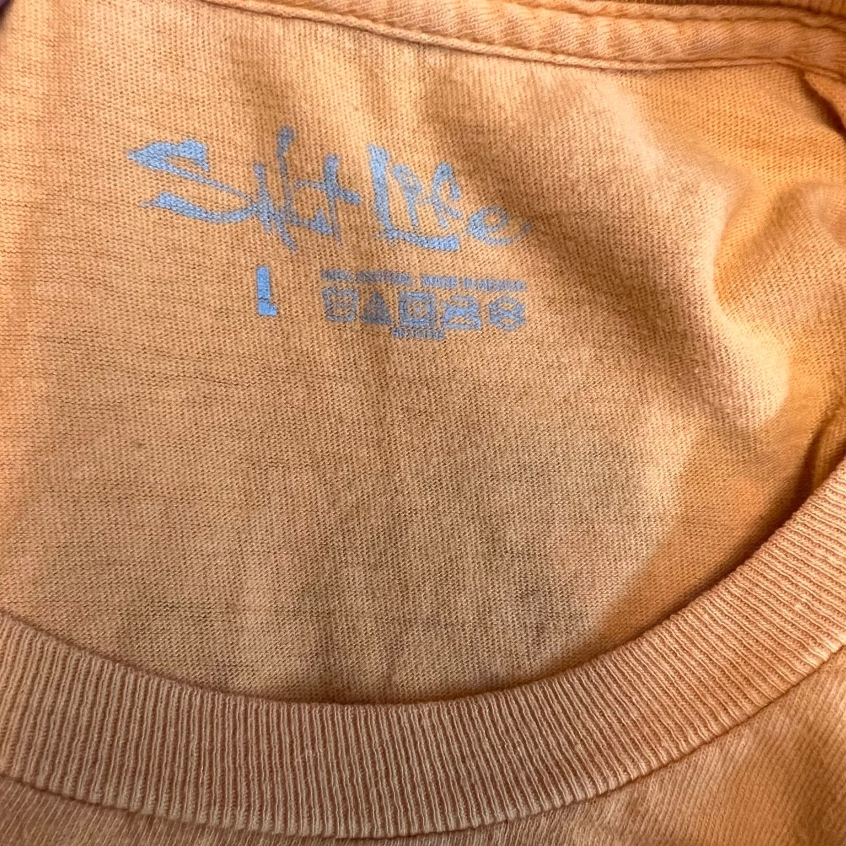 Vintage Salt Life Mens T-Shirt Shirt Orange Pocket Graphic Tee Salt Life Fishing Shirt Mens Size L Orange Pocket Graphic Tee Size US L / EU 52-54 / 3 - 5 Thumbnail