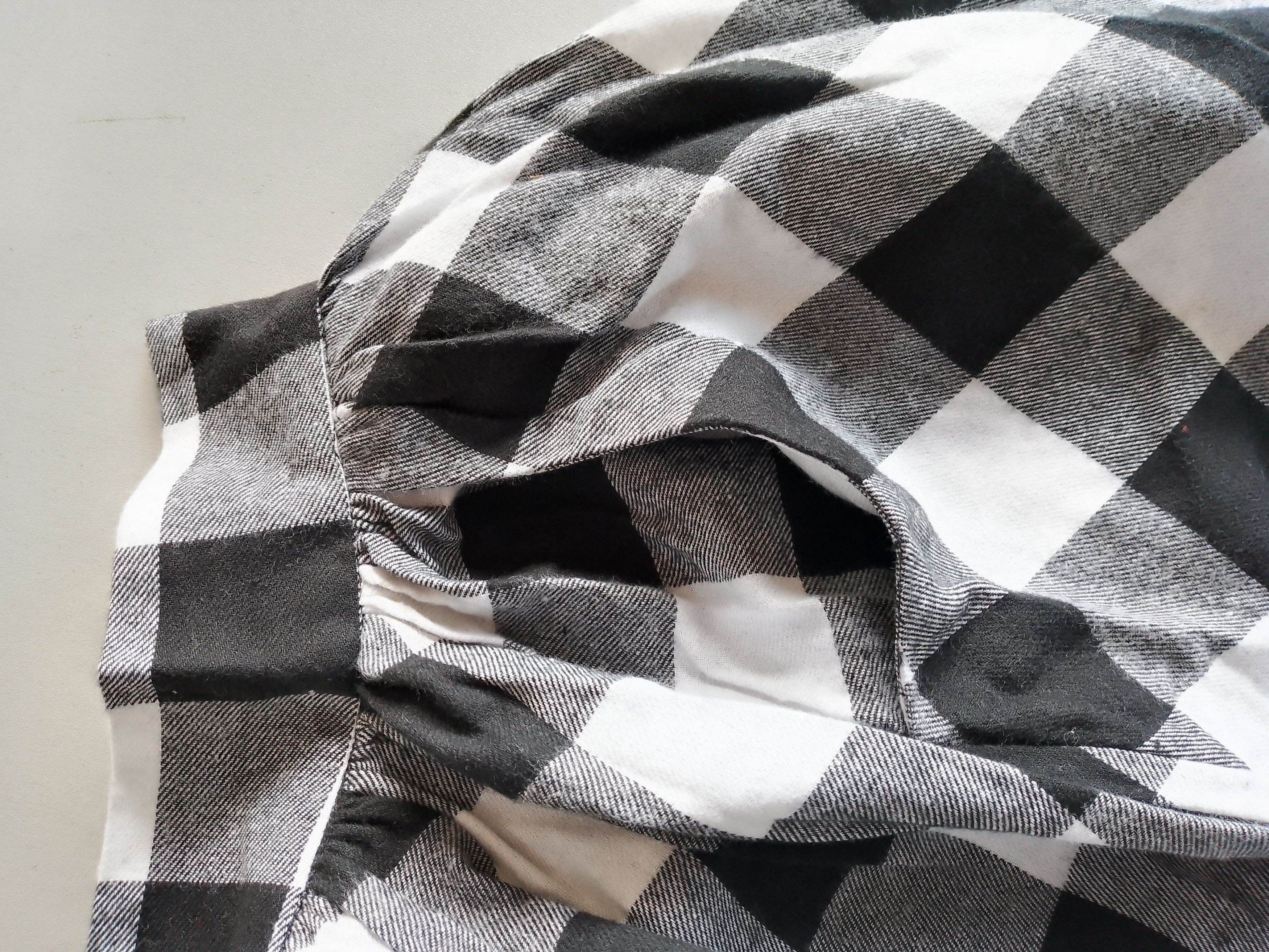 Other Flannel Vintage Plaid Circle Skirt - Knee Length Checked Size 36" / US 14 / IT 50 - 4 Thumbnail