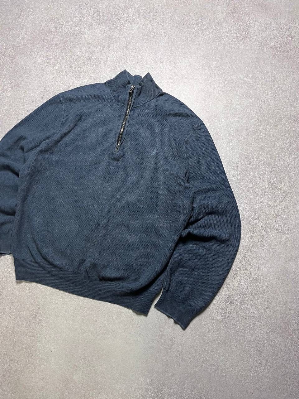 Polo Ralph Lauren × Vintage Vintage Polo Ralph Lauren Quater Zip Sweater Xl Size US XL / EU 56 / 4 - 2 Thumbnail
