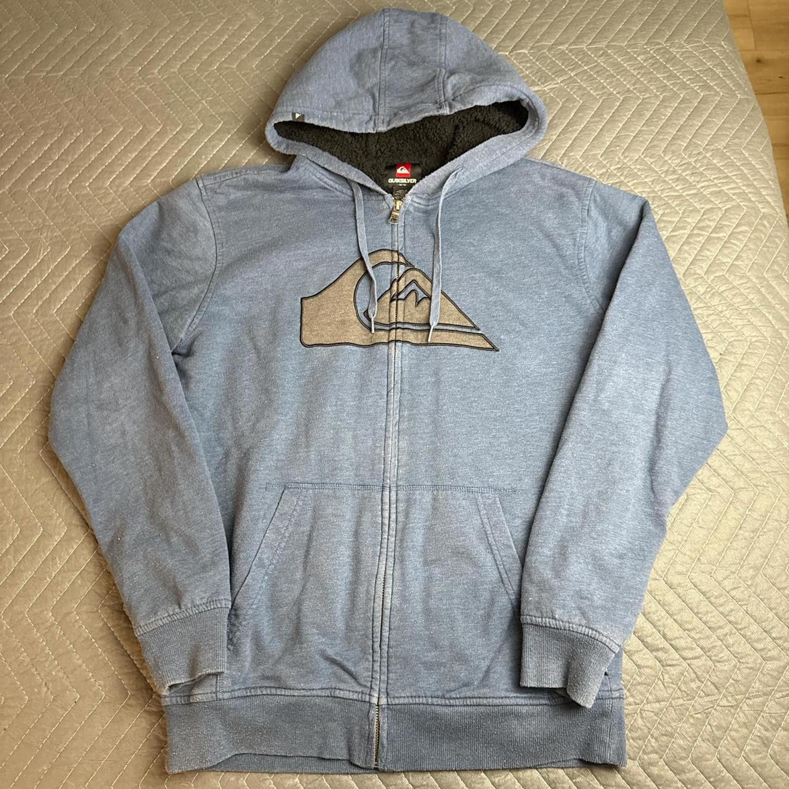 Quiksilver Y2K Quiksilver zip-up hoodie mens medium Size US M / EU 48-50 / 2 - 1 Thumbnail