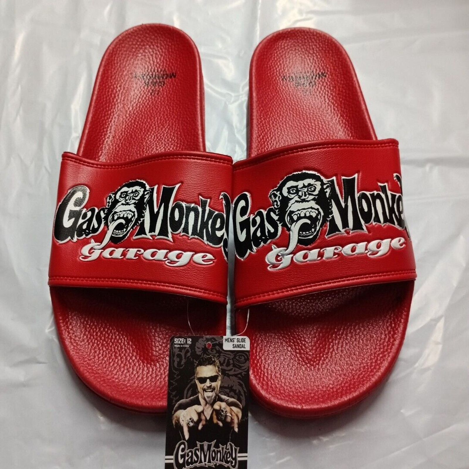 Other Gas Monkey Garage Slides Sandals Men's Size 12 Red Size US 12 / EU 45 - 1 Thumbnail