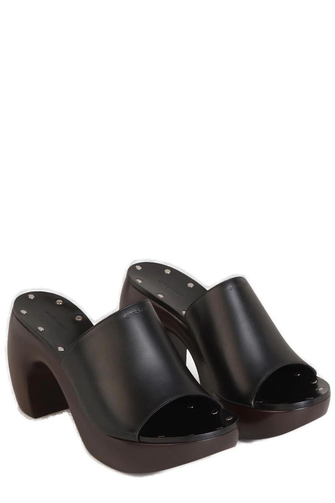 o1srvl11e0524 Clog Sandals in Brown/Black