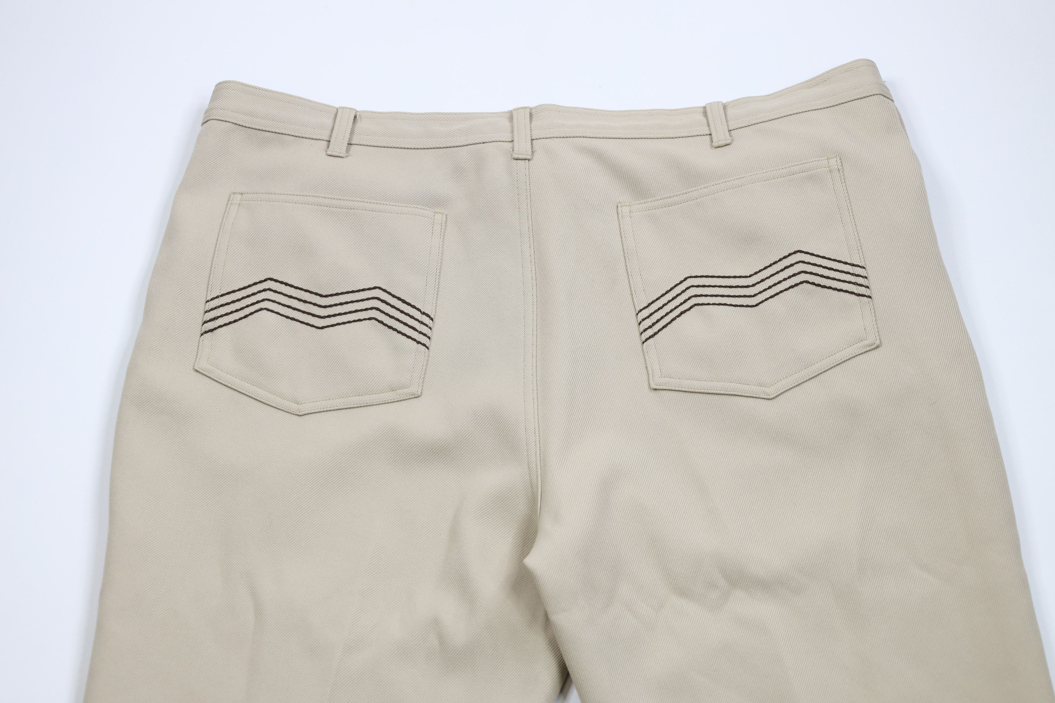 Vintage Vintage 90s Streetwear Knit Flared Wide Leg Chino Pants Size US 44 / EU 60 - 8 Thumbnail