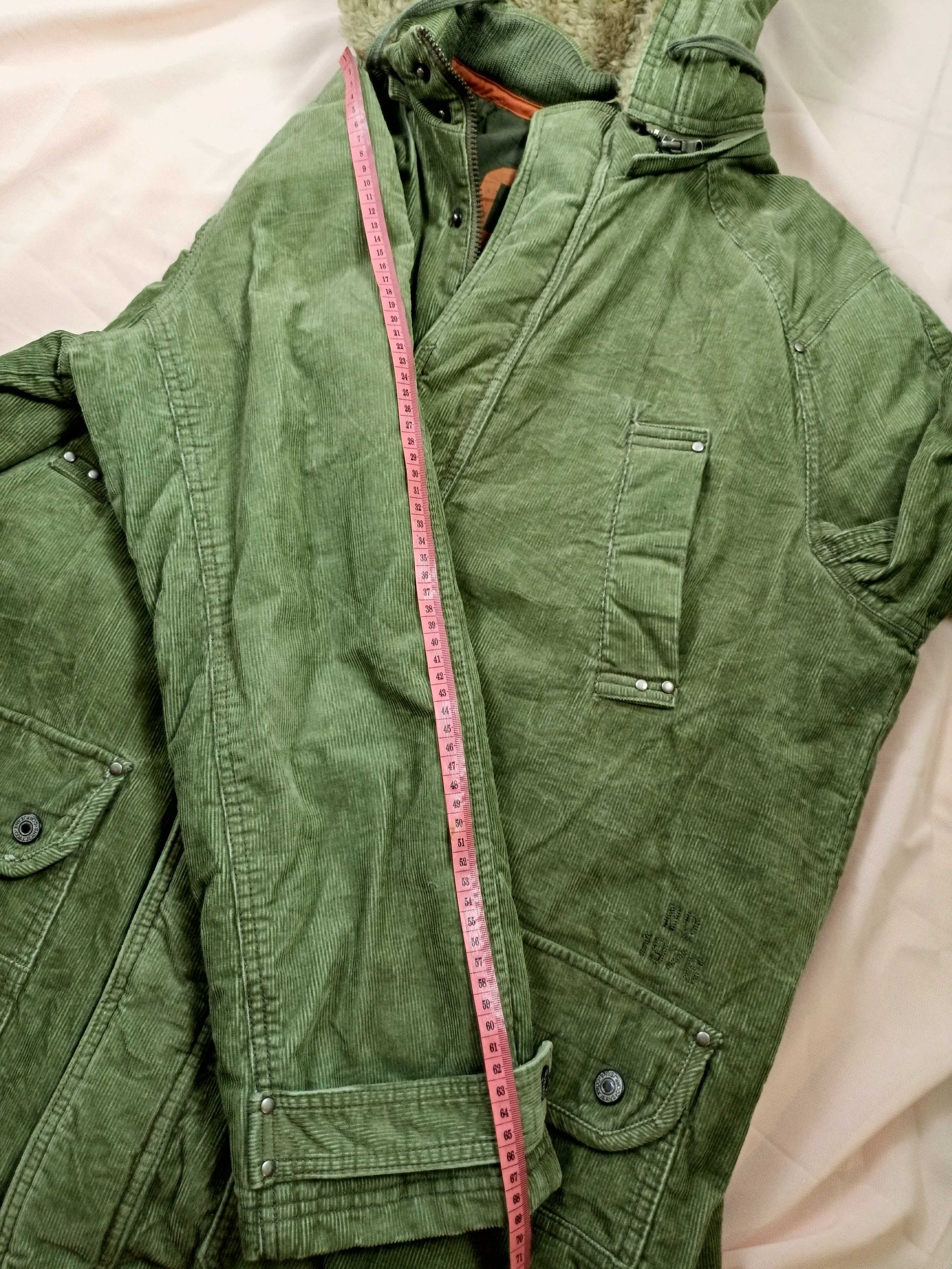Other C.O.A.X Fur Corduroy Removable Hoodie Jacket Size US XL / EU 56 / 4 - 7 Thumbnail