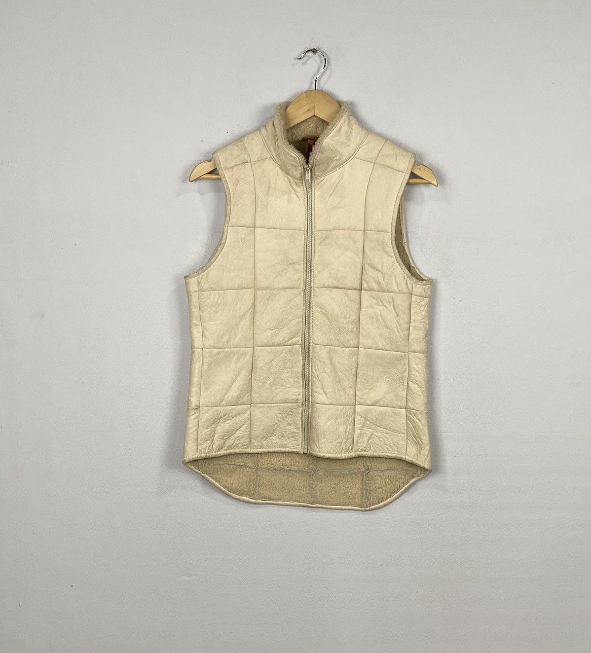 Leather × Vintage VINTAGE BONZ ORIGINAL LAMB SHEARLING VEST Size US XS / EU 42 / 0 - 1 Thumbnail