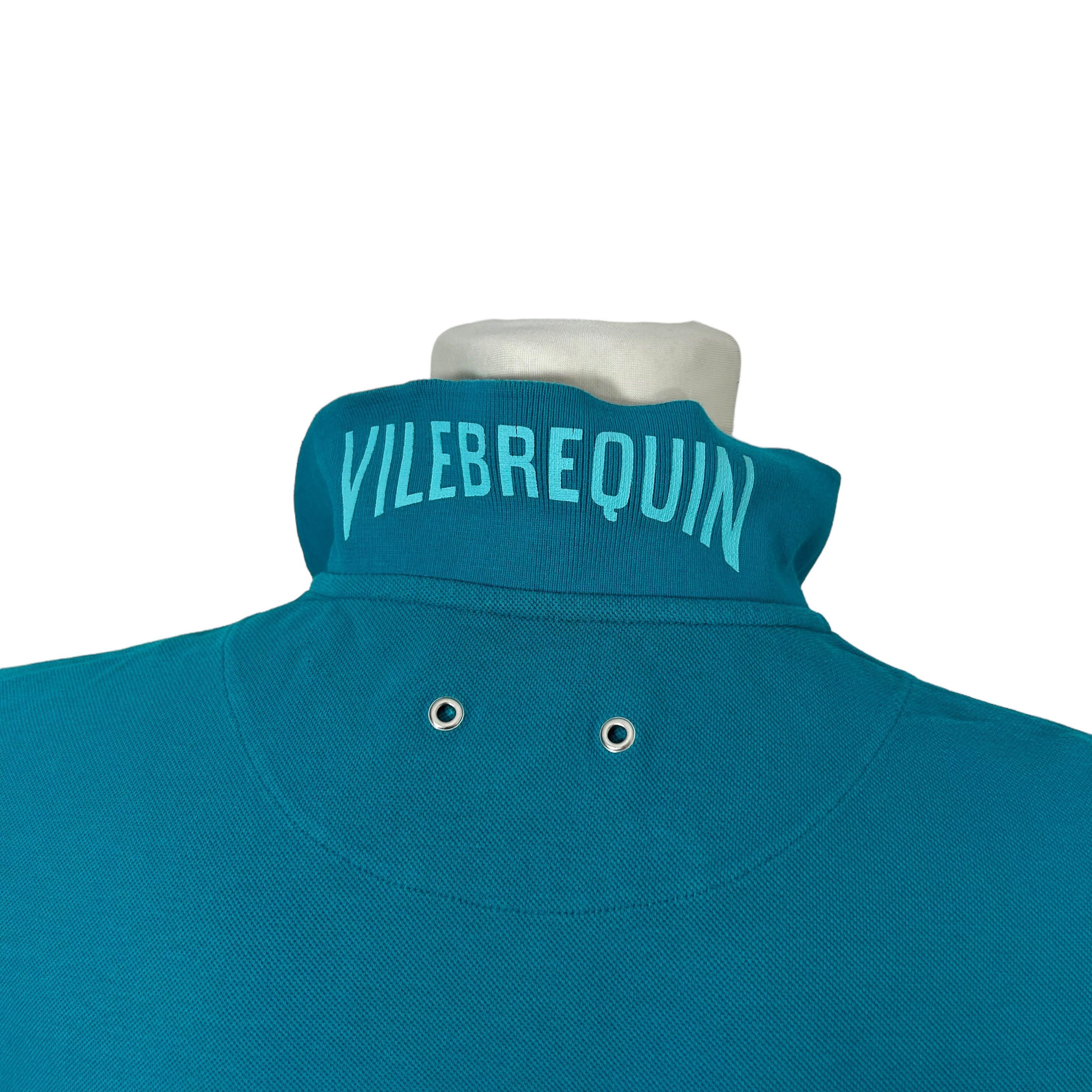 Vilebrequin Vilebrequin Aqua Blue Tortoise Embroidered Polo Large Size US L / EU 52-54 / 3 - 3 Thumbnail