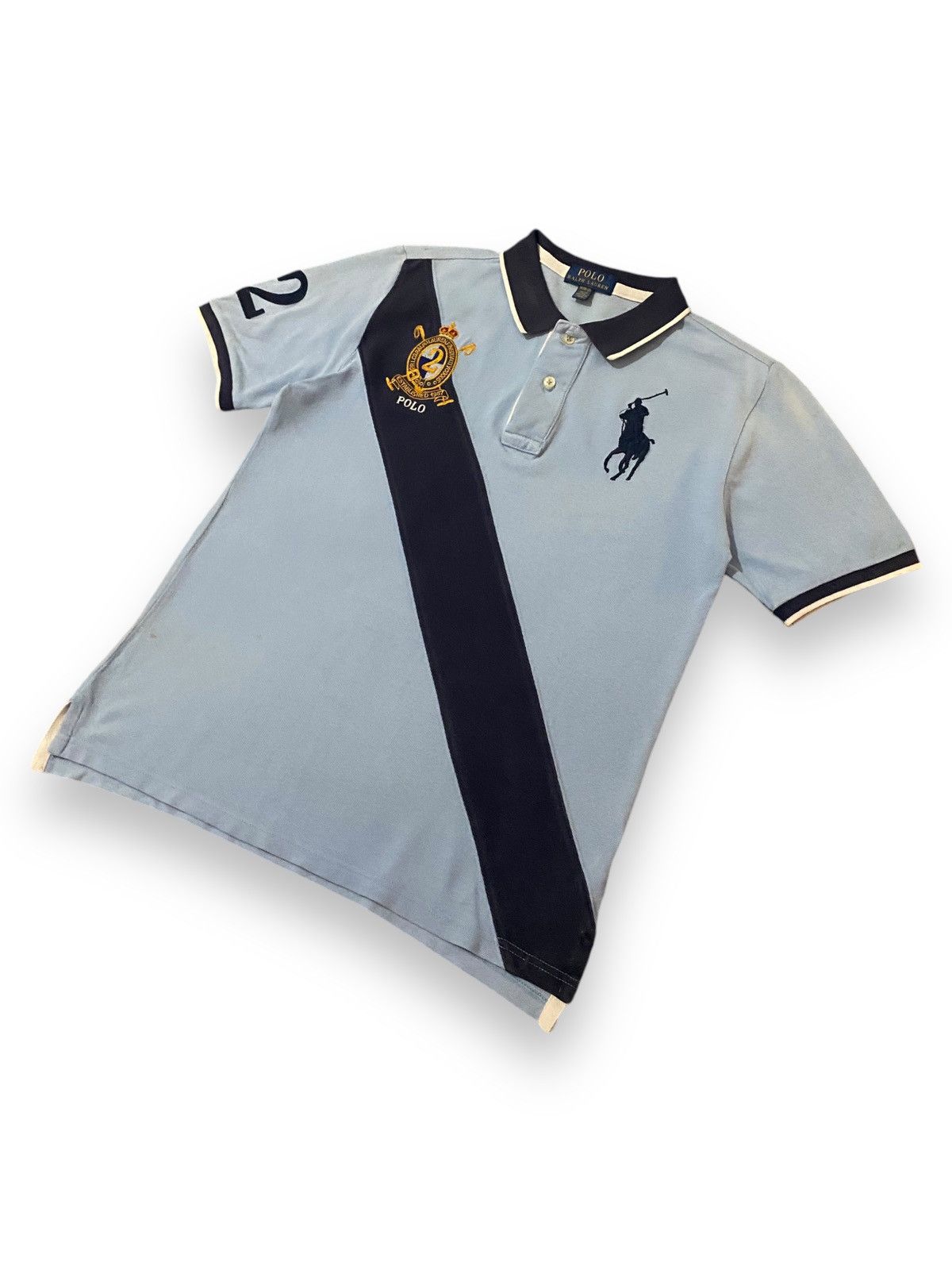Polo Ralph Lauren POLO RALPH LAUREN STRIPED NO. 2 POLO TEE Size US M / EU 48-50 / 2 - 2 Thumbnail
