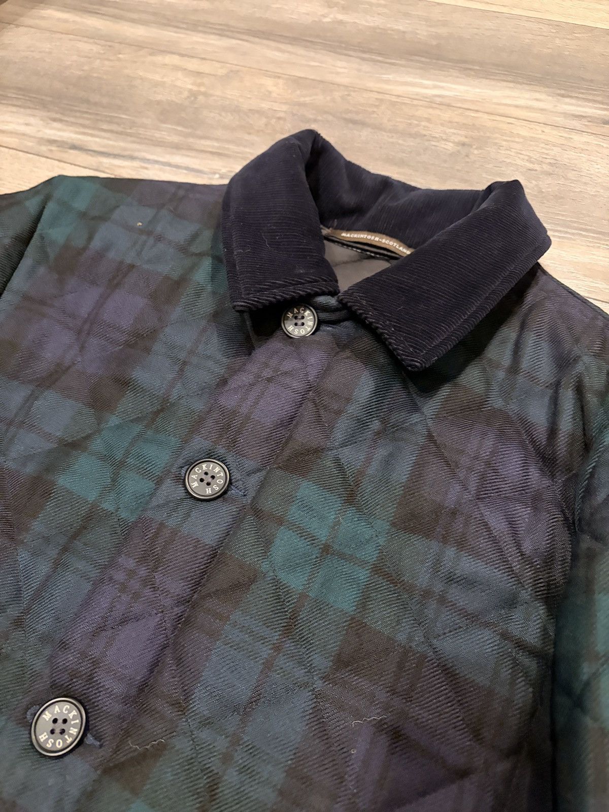 Mackintosh Blackwatch Quilted Jacket Size US L / EU 52-54 / 3 - 1 Thumbnail
