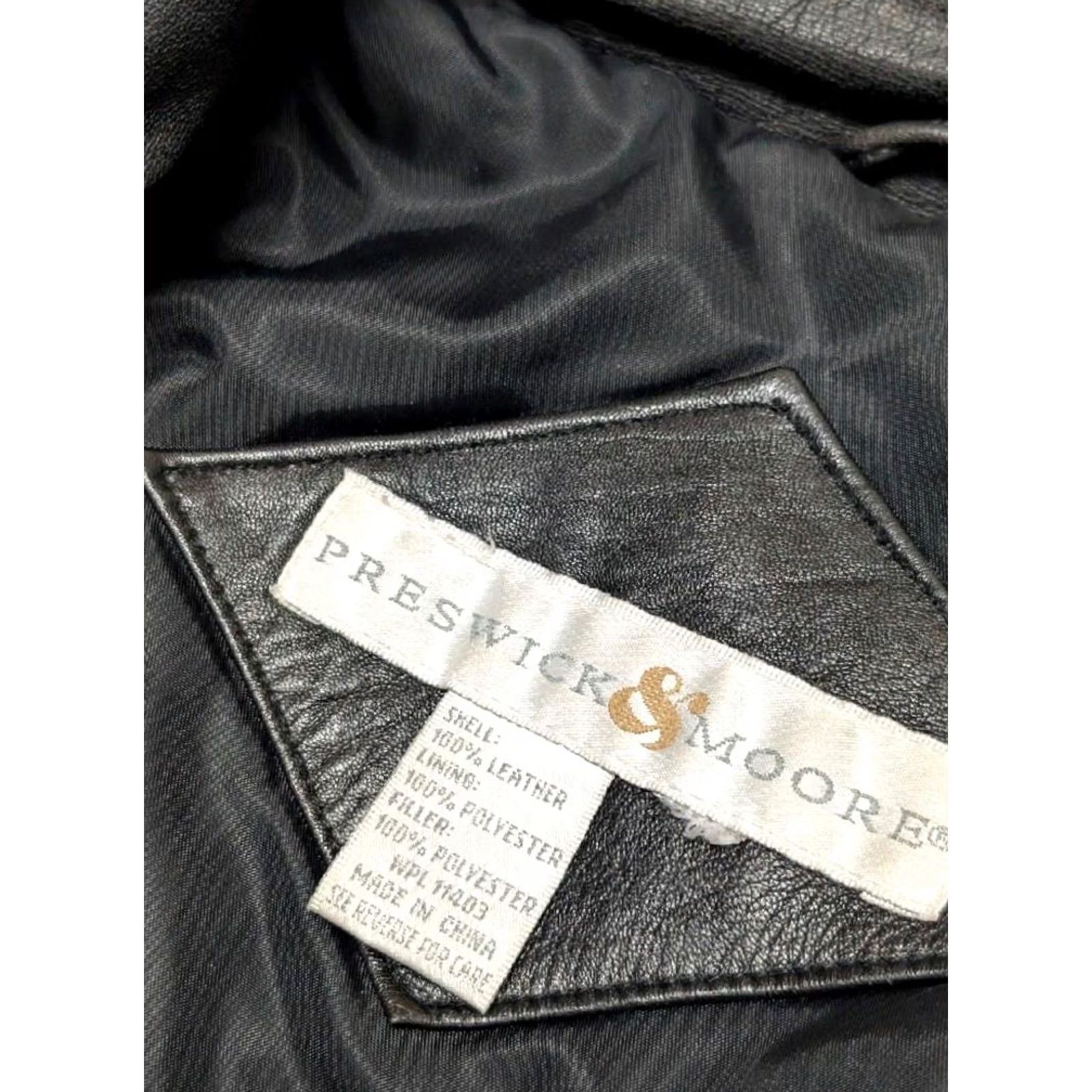 Vintage VINTAGE Preswick & Moore Parka Coat Leather Lambskin 44-46 Mens XS? Size US L / EU 52-54 / 3 - 4 Thumbnail