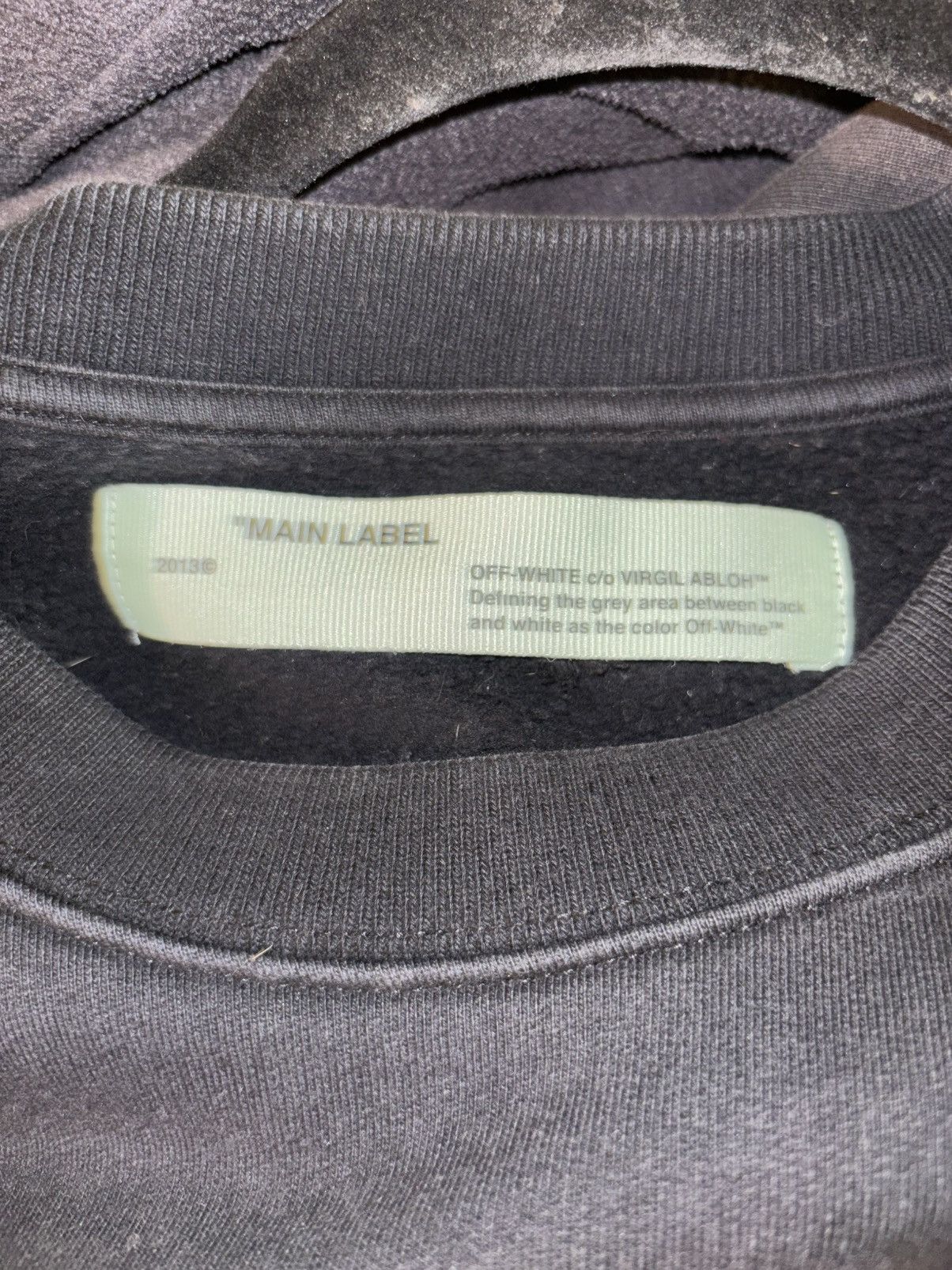 Off-White Off White Sweatshirt (FW2018) Size US M / EU 48-50 / 2 - 3 Thumbnail