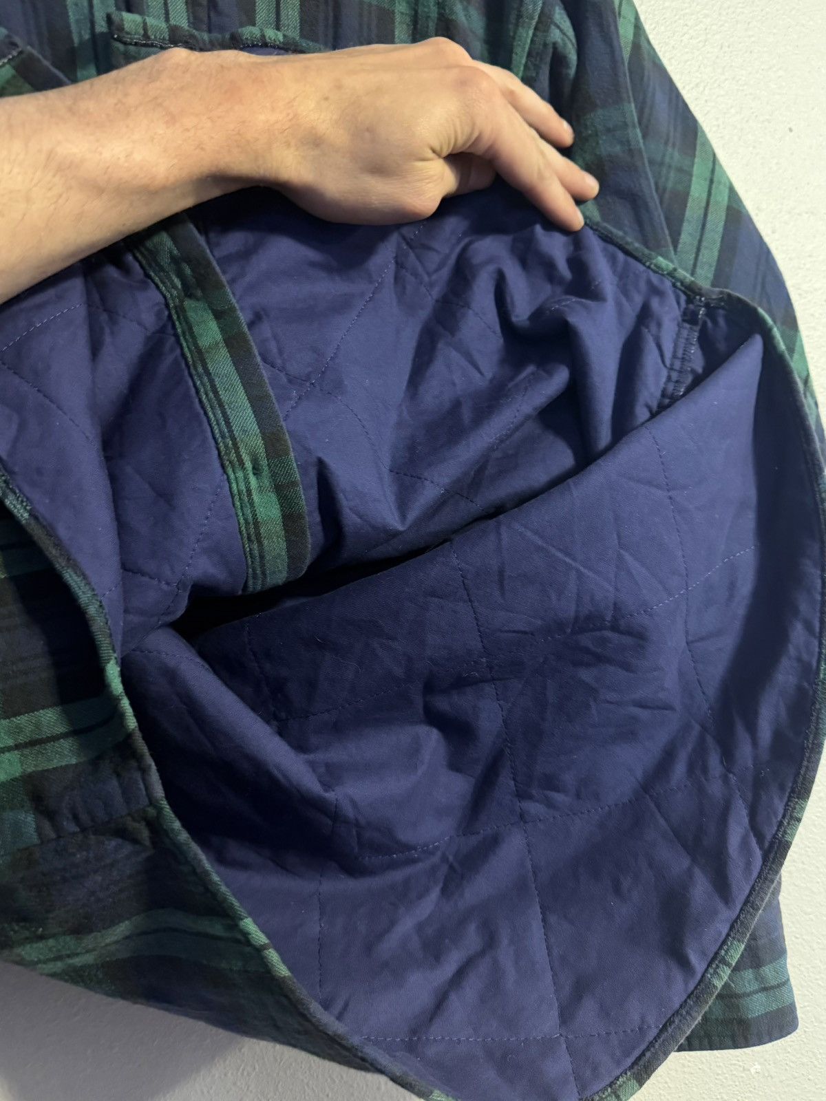 L.L. Bean vtg 90s made in usa quilt lined thinsulate plaid flannel Size US L / EU 52-54 / 3 - 3 Thumbnail