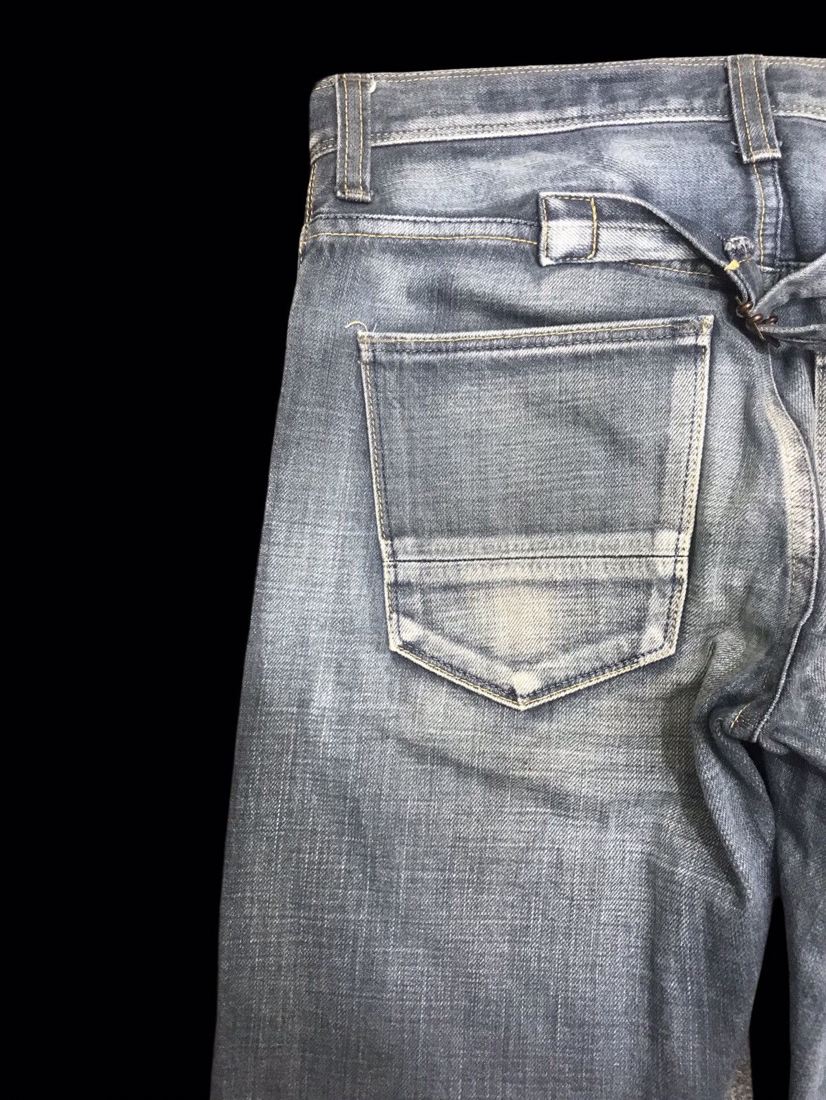 Japanese Brand 💥BACK NUMBER CINCH BACK COOL FADES STRAIGHT DENIM F364 Size US 30 / EU 46 - 11 Thumbnail