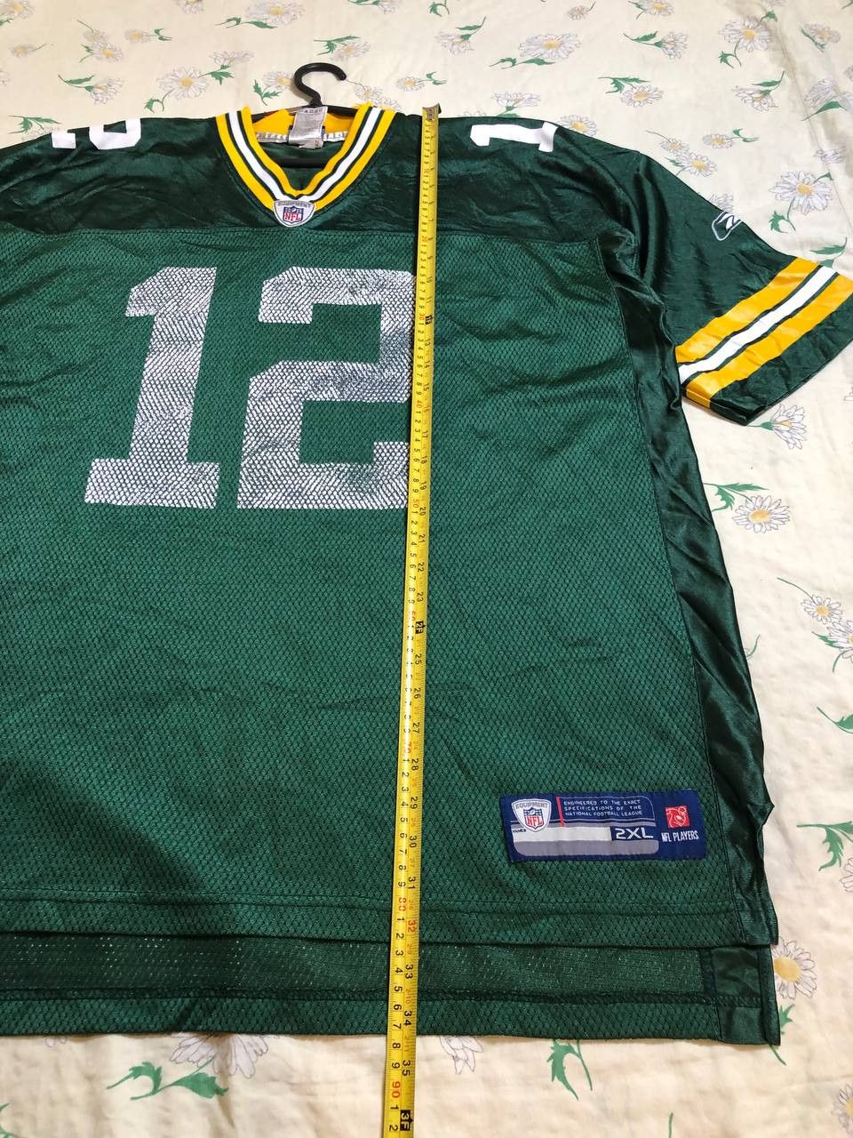 Reebok Reebok On Field Aaron Rodgers Green Bay Packers Mens Jersey Size US XXL / EU 58 / 5 - 7 Thumbnail