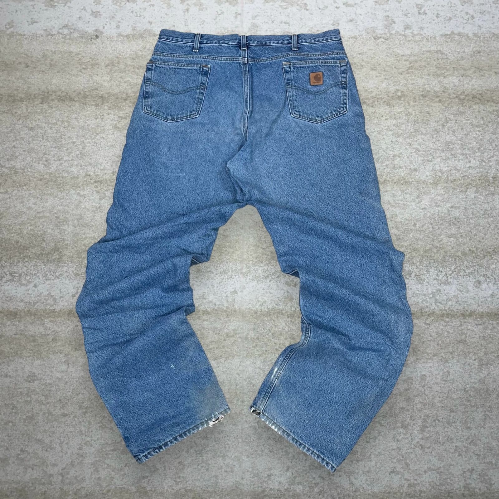 Vintage 90s Carhartt Jeans 40x36 Relaxed Fit Medium Wash
