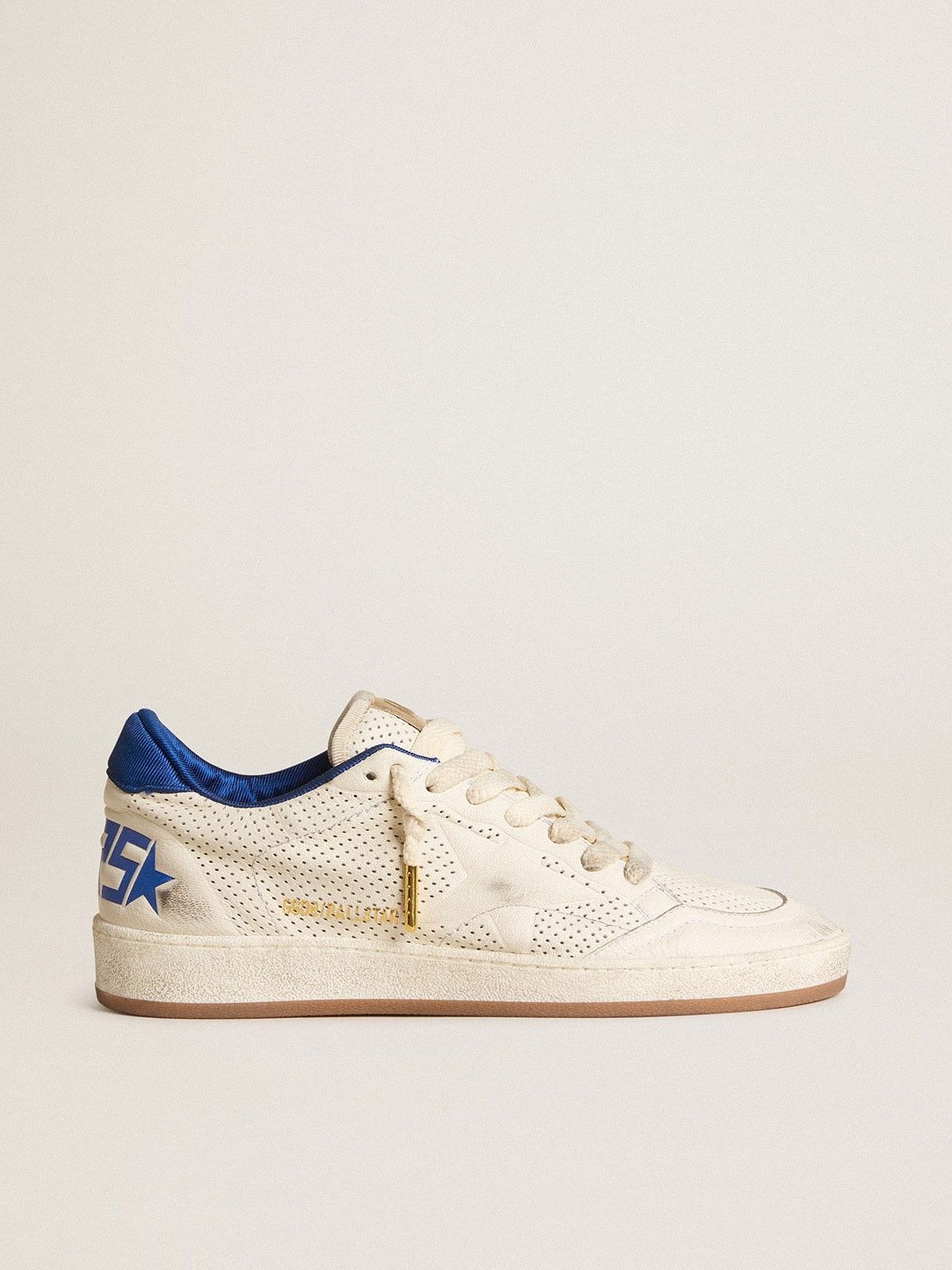 Golden Goose o1w1db10425 Ball Star Sneakers in White/Blue Size US 10 / EU 43 - 1 Thumbnail