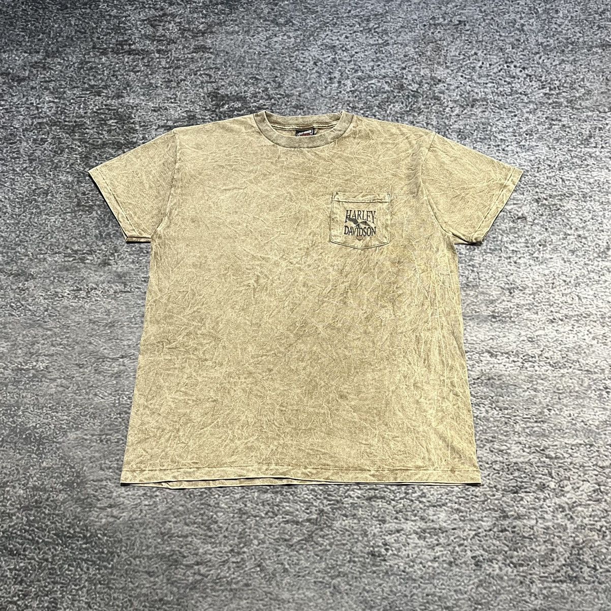 Harley Davidson Vintage Harley Davidson Biker Logo Pocket T Shirt Large Size US L / EU 52-54 / 3 - 1 Thumbnail