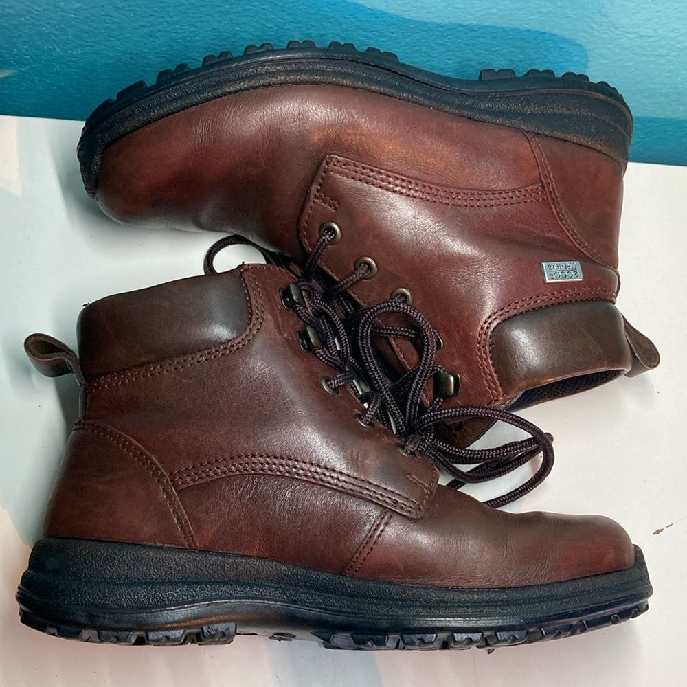 Ecco Ecco Womens Brown Leather Gore Tex Boots Size 36 US 5.5 Size US 5.5 / IT 35.5 - 14 Thumbnail