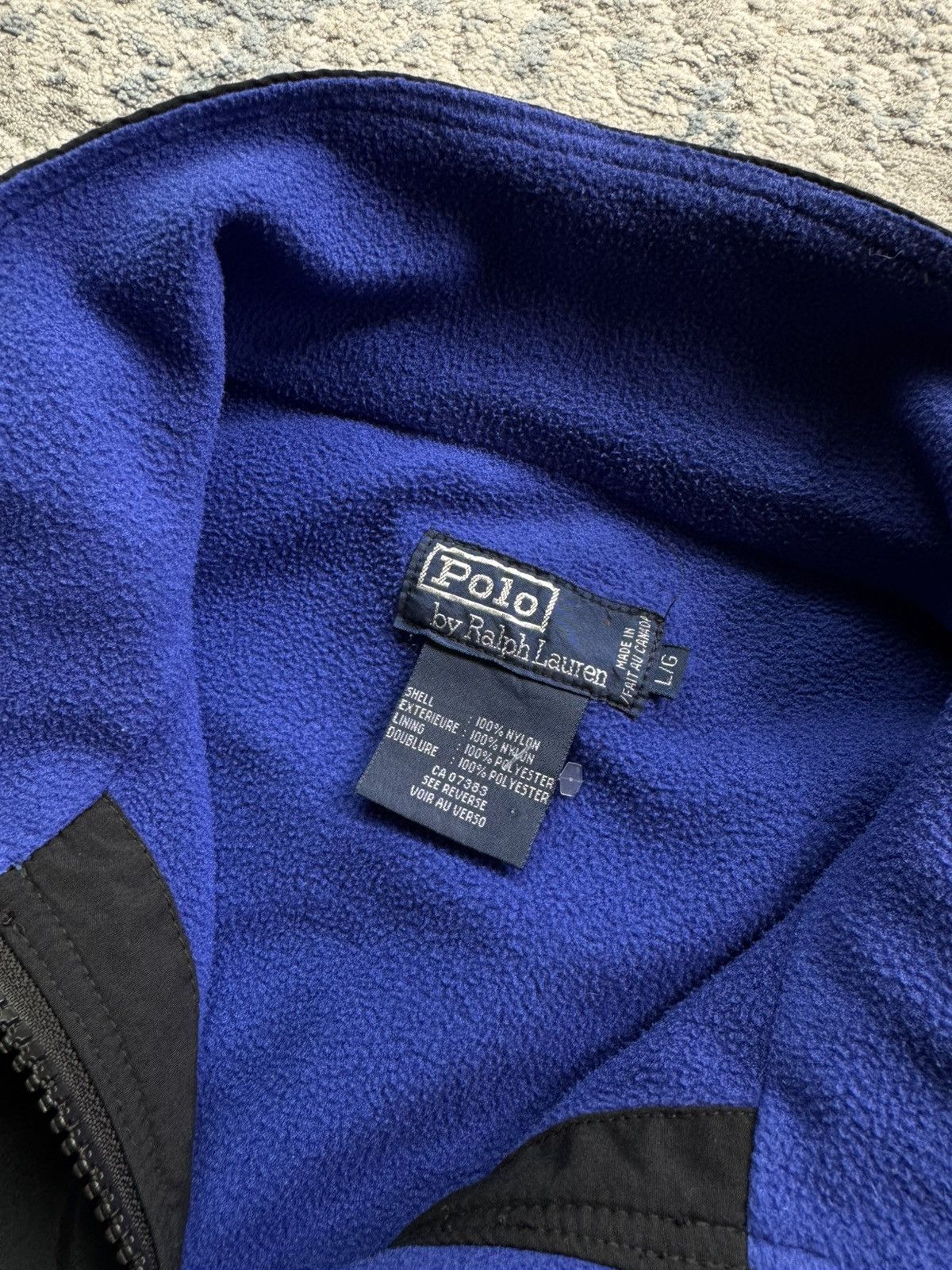 Polo Ralph Lauren Polo Ralph Lauren Sport vintage Nylon Fleece Jacket size L Size US L / EU 52-54 / 3 - 5 Thumbnail
