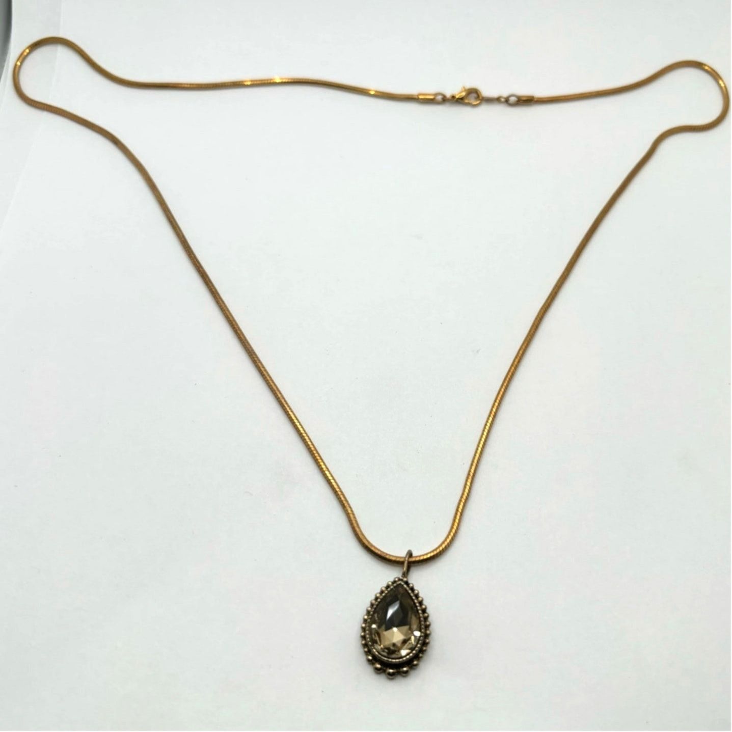 Other Gold Tear Drop Necklace Size ONE SIZE - 4 Thumbnail