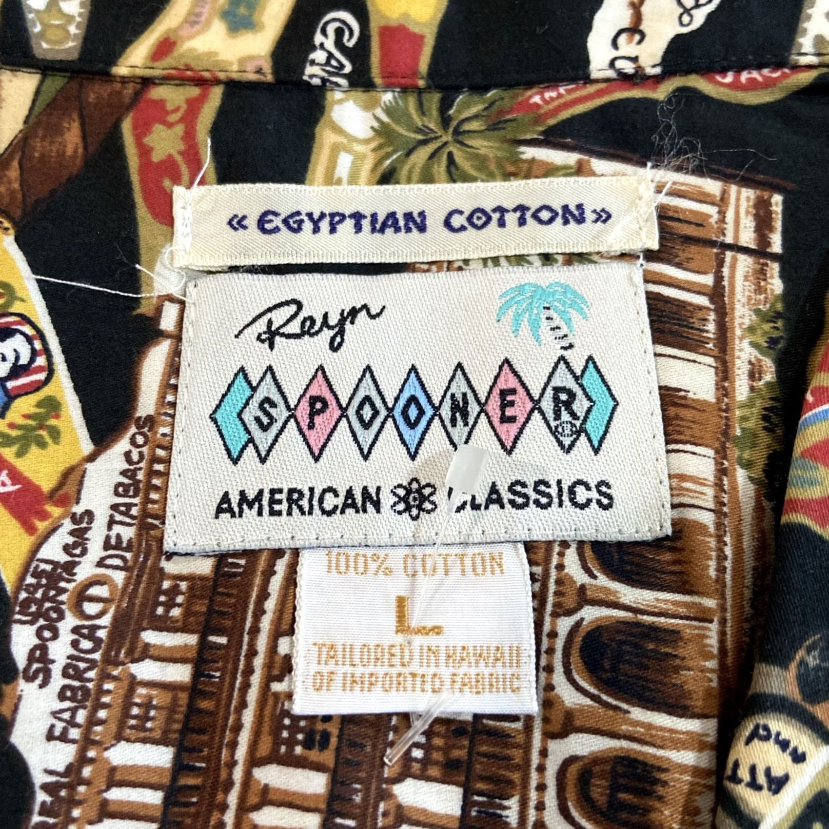 Reyn Spooner VINTAGE? NWT Reyn Spooner American Classics Hawaiian shirt all-over print L Blue Short Sleeve Button-Up Men Hawaii/Hawaiian Size US L / EU 52-54 / 3 - 2 Thumbnail