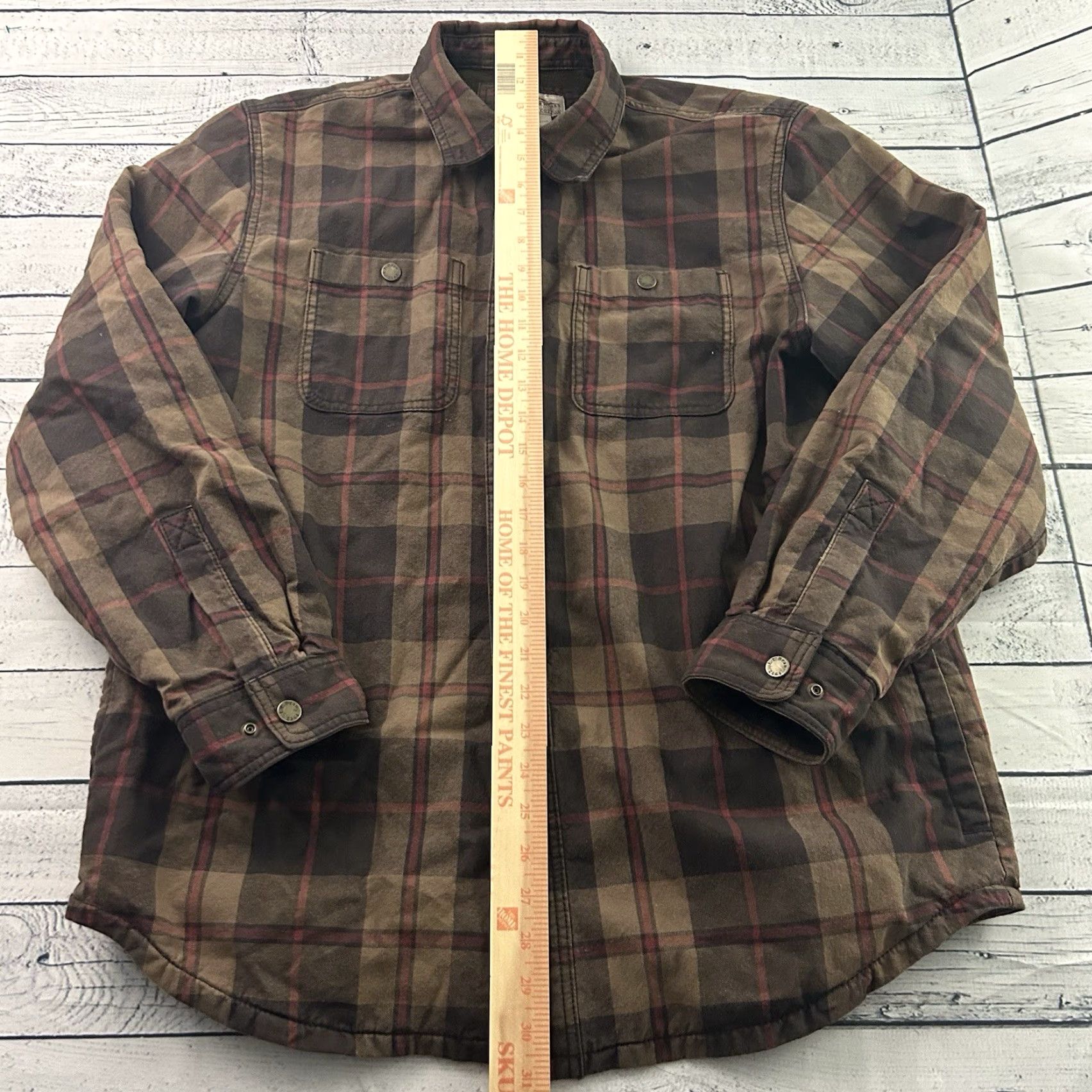 Vintage VINTAGE Katahdin Iron Works Nor Easter Fleece Lined Snap Button Jacket Men's Medium Size US M / EU 48-50 / 2 - 3 Thumbnail