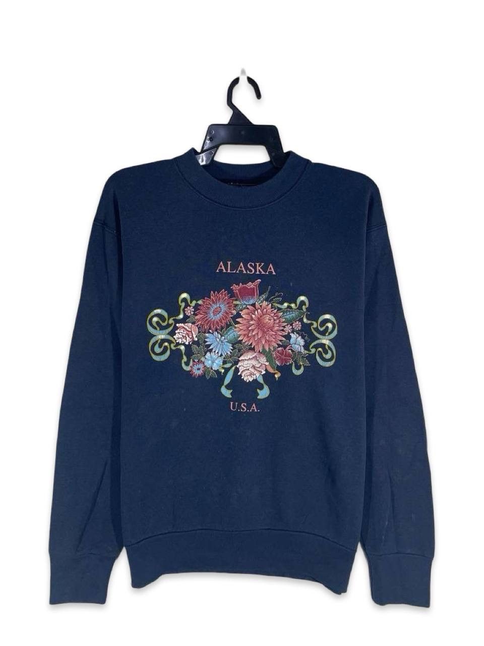 Other Vintage 90s Alaska flower season sweatshirt jumper size M Size US M / EU 48-50 / 2 - 1 Thumbnail