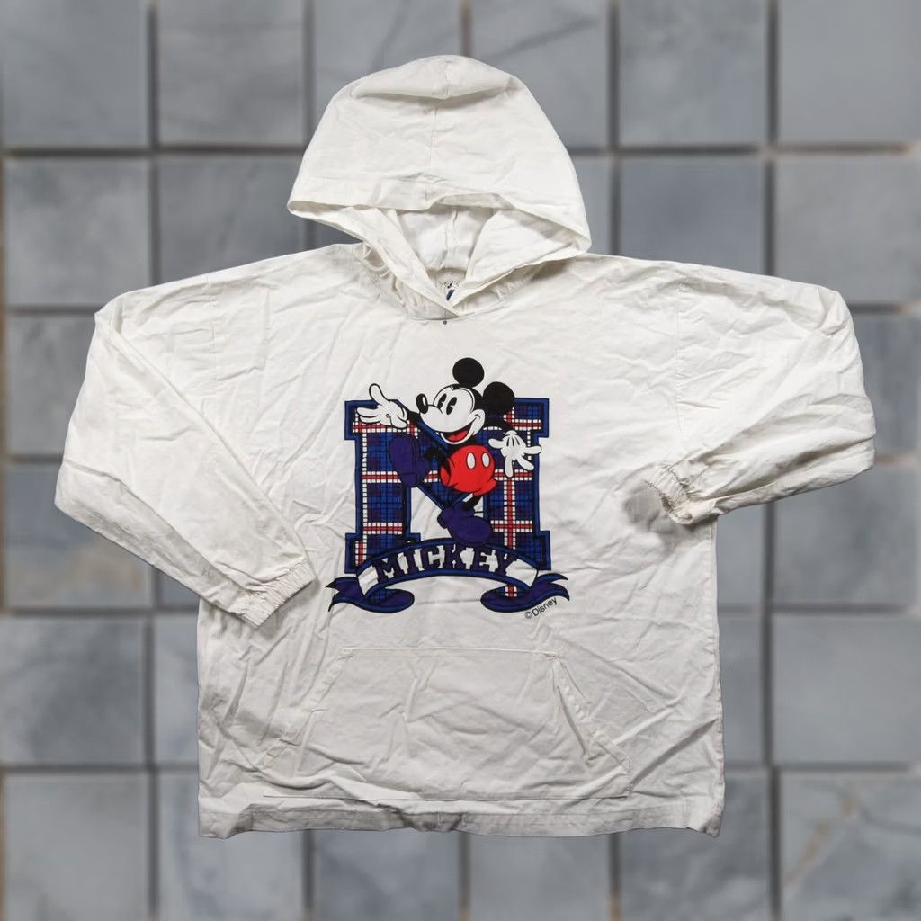 Mickey & Co. Vintage Mickey & Co. Sweater Mens S White Pullover 90s Crew Neck Logo Cotton Used Size US S / EU 44-46 / 1 - 1 Thumbnail
