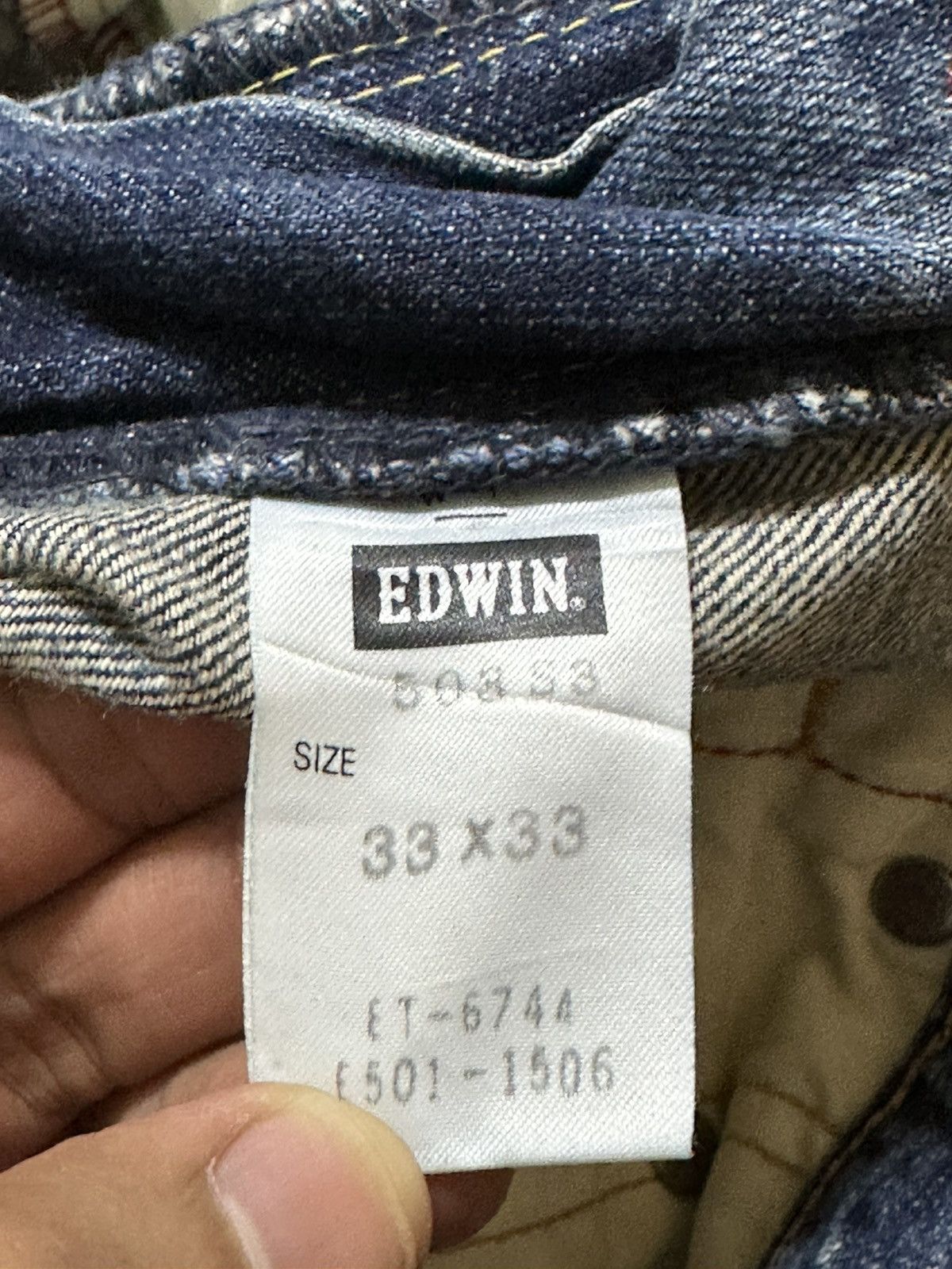 Edwin Vintage Edwin 503-S W-Well Stitch Mudwash Distressed Denim Size US 32 / EU 48 - 8 Thumbnail