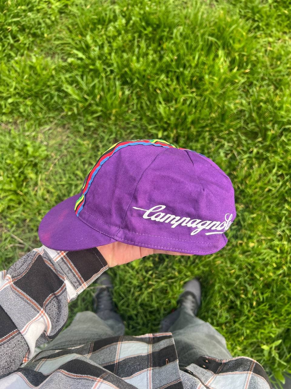 Vintage VERY RARE CAMPAGNOLO CYCLE BIKE CAP RETRO TOUR DE FRANCE 90s Size ONE SIZE - 6 Thumbnail