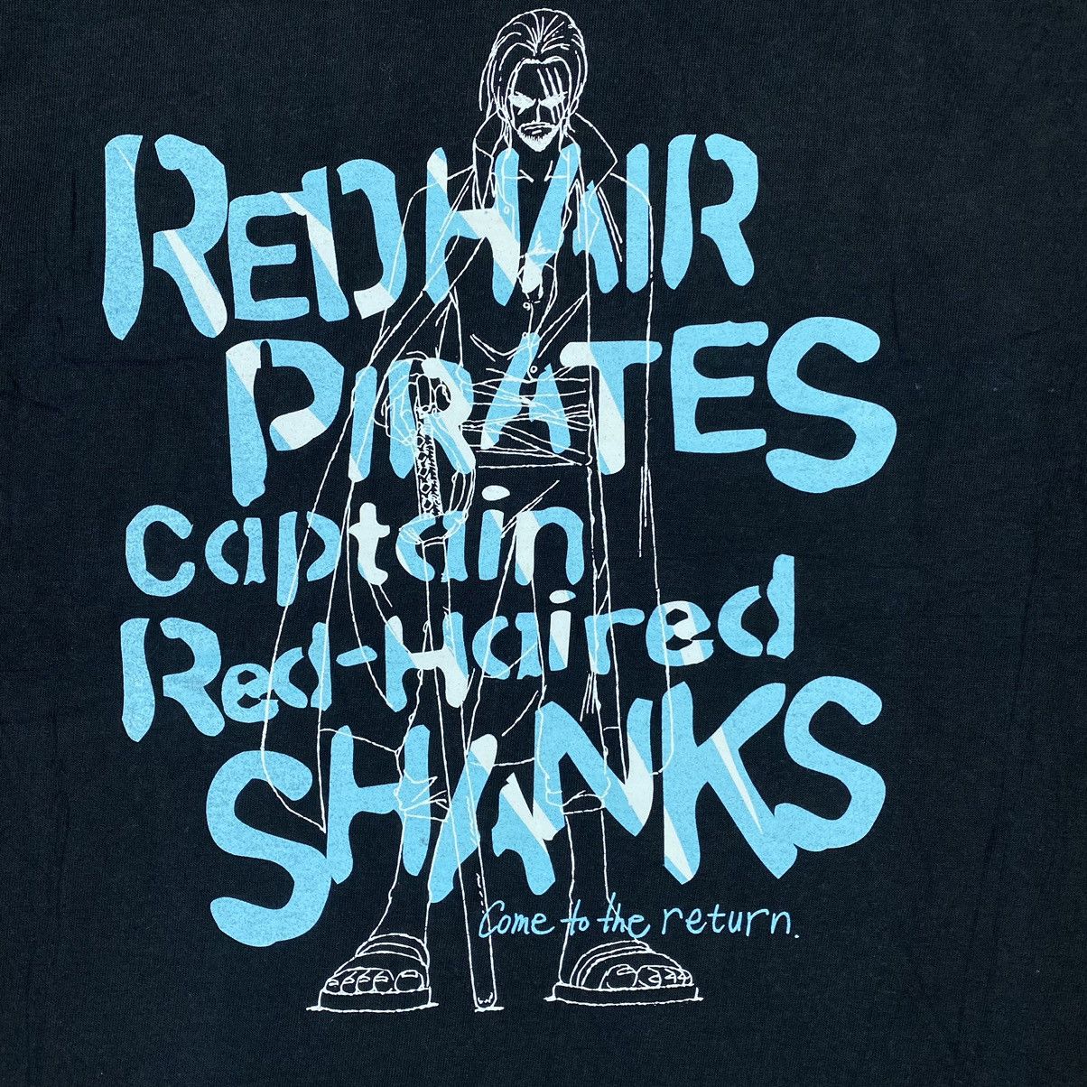 Anime × Japanese Brand × Vintage ONE PIECE RED HAIR PIRATES CAPTAIN RED HAIRED SHANKS TEE Size US M / EU 48-50 / 2 - 3 Thumbnail