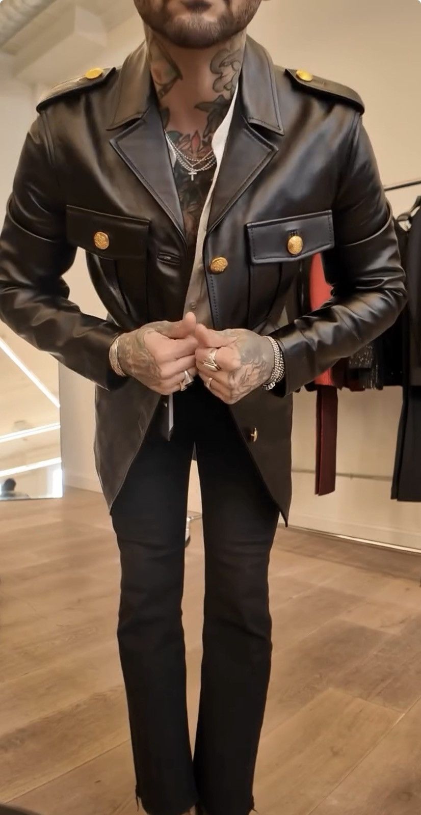 Blk Dnm Leather jacket 175 EU 48 USA 38 Size US M / EU 48-50 / 2 - 20 Thumbnail