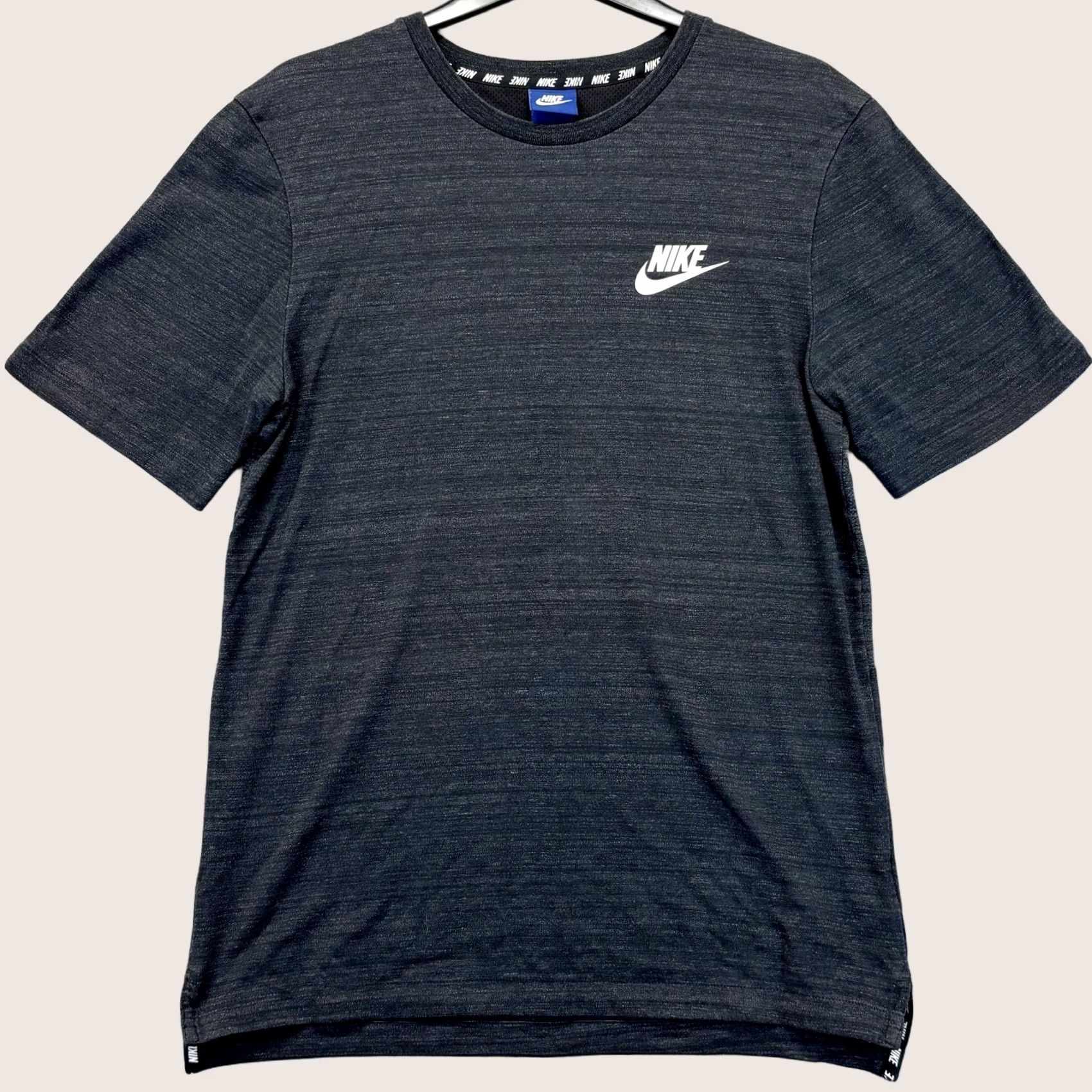 Nike Nike Advance 15 Knit Tee T Shirt S Mens Heather Black Crew Neck Shirt Size US S / EU 44-46 / 1 - 1 Thumbnail