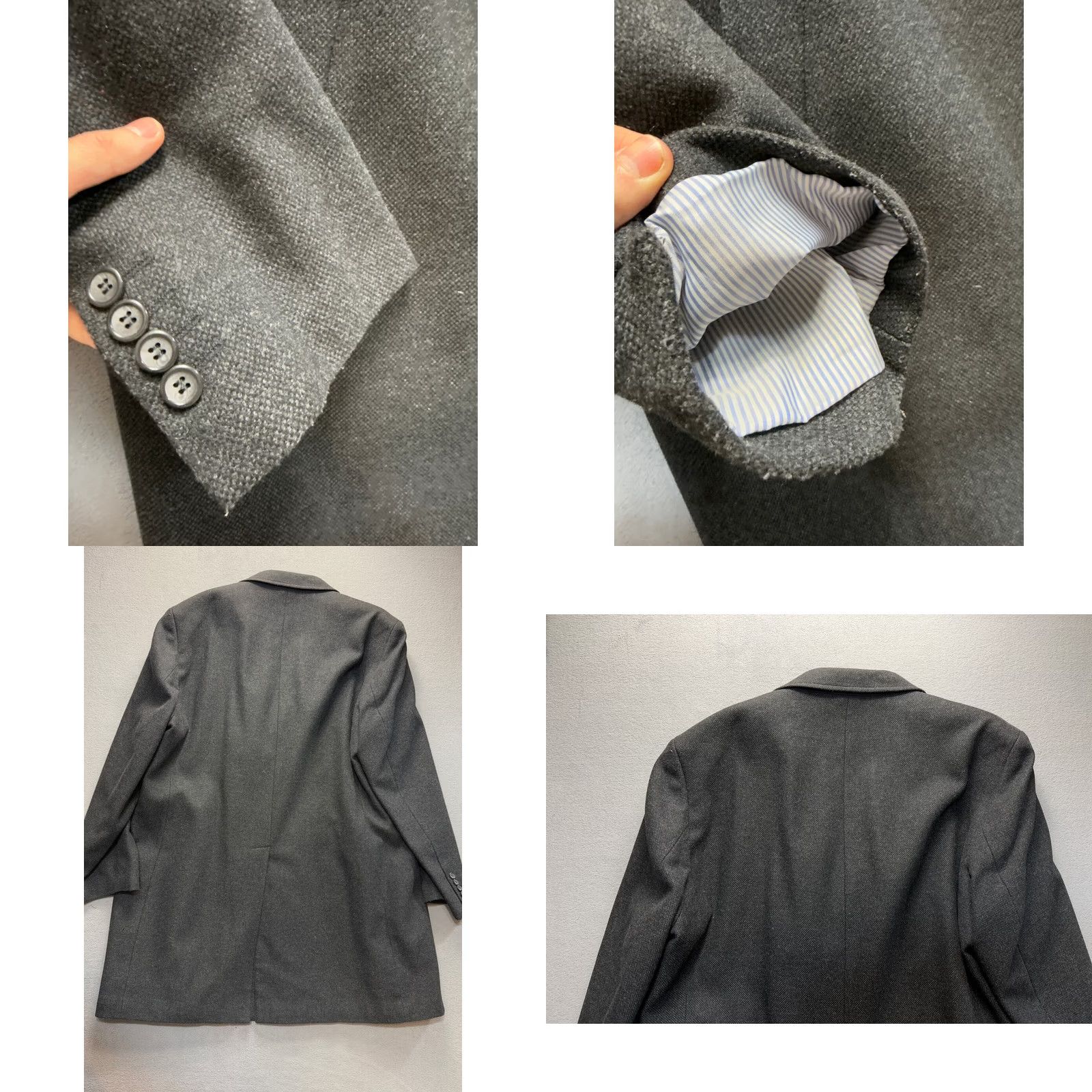 Marks & Spencer Marks and Spencer Tailoring Wool Blend Gray Coat Mens 2XL Coat Gray Wool Blend Overcoat M&S Tailoring Mens 2XL Gray Coat Size US XXL / EU 58 / 5 - 8 Thumbnail
