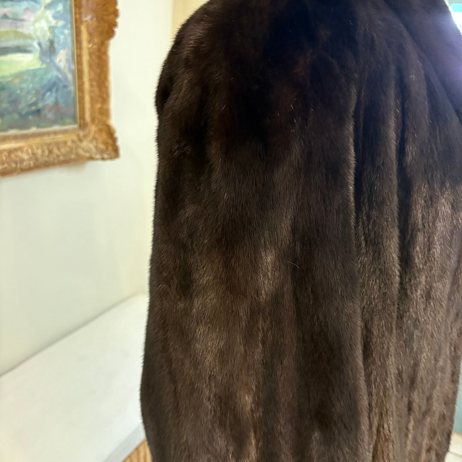 Vintage Vintage Guy Laroche Vintage Full Length Ranch Mink Coat Size M / US 6-8 / IT 42-44 - 7 Thumbnail
