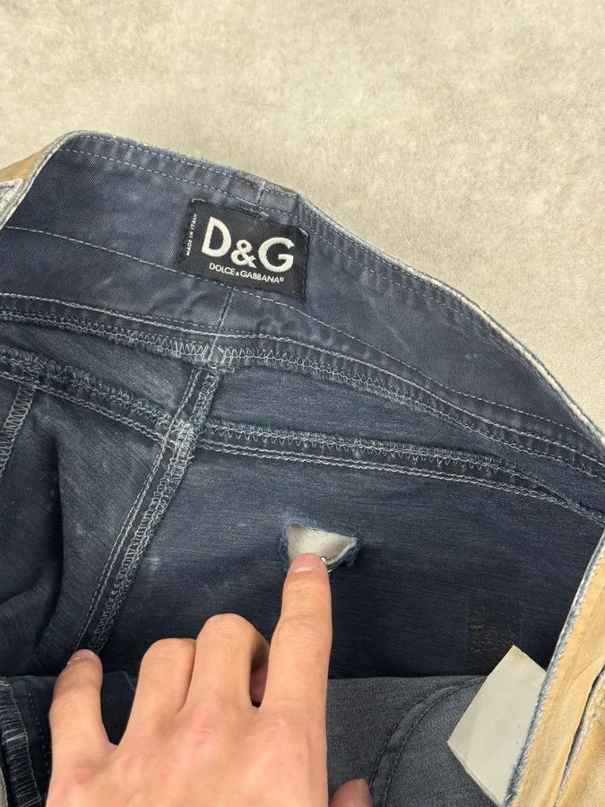 Dolce & Gabbana AW2003 Dolce & Gabbana Double Waisted Copper Gradient Obscure Cargo Pants Size US 32 / EU 48 - 10 Thumbnail