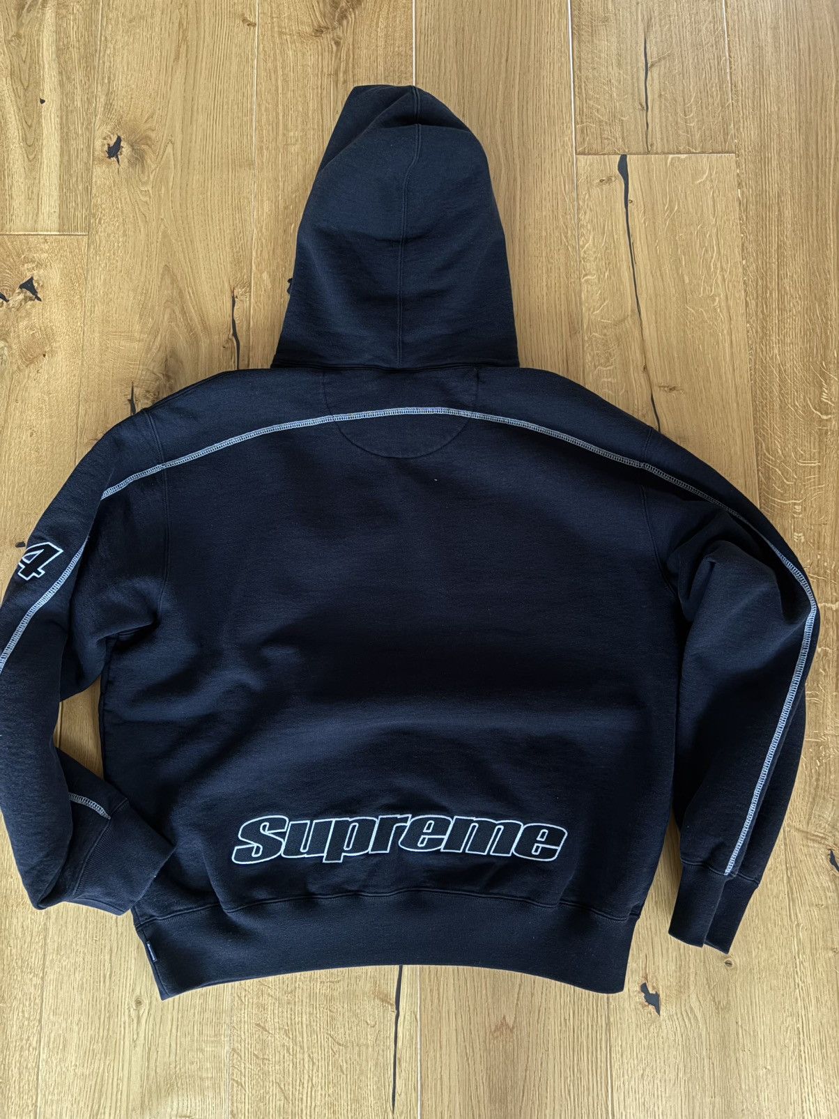 Supreme Supreme Overlock hooded Sweatshirt Size US S / EU 44-46 / 1 - 2 Thumbnail