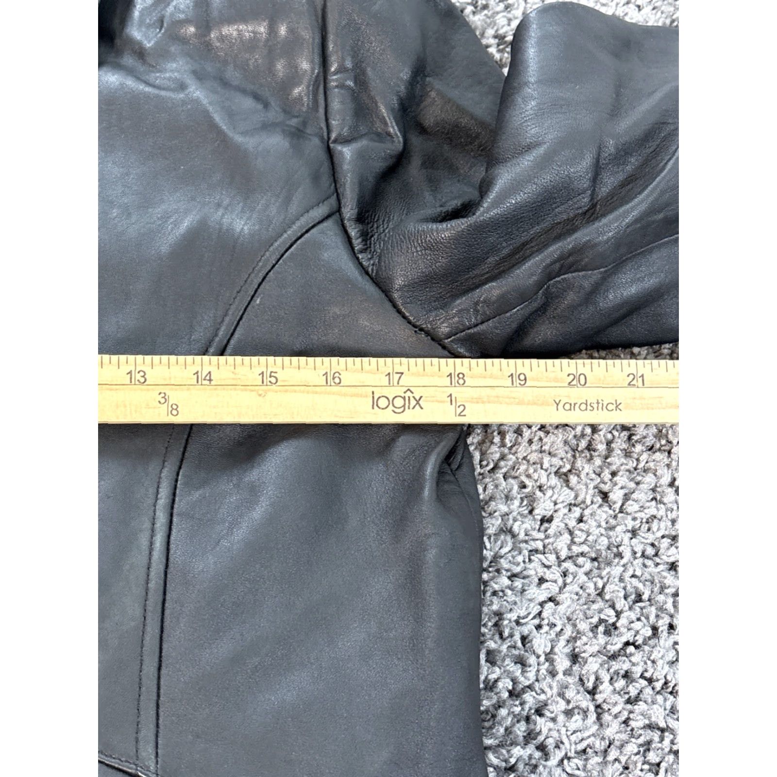 Vintage VINTAGE Valerie Stevens Women's Motorcycle Jacket Leather Black Medium with Full Zip Pockets 90s Classic Biker Fall Winter Spring Casual Workwear Size M / US 6-8 / IT 42-44 - 3 Thumbnail