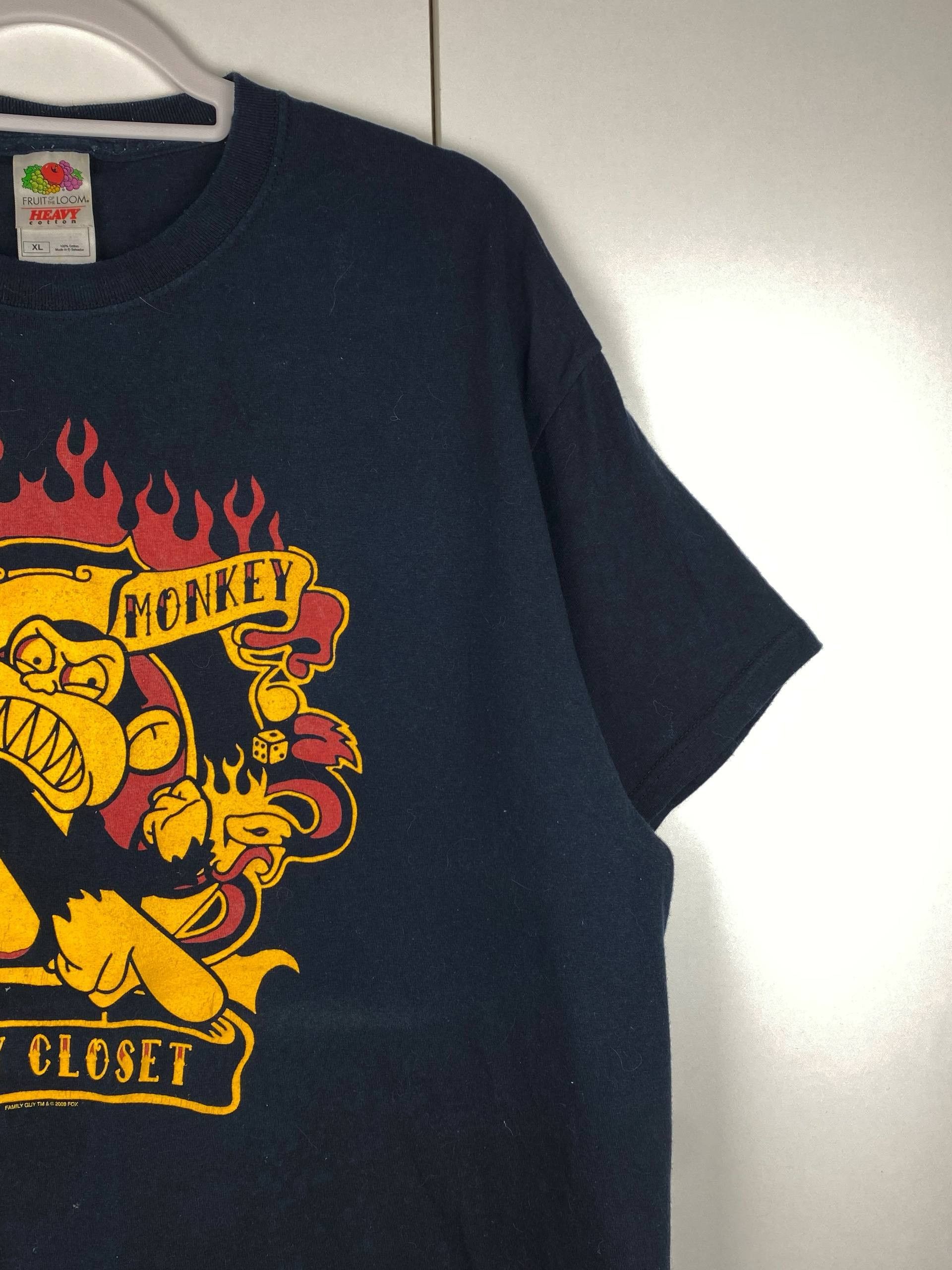 Cartoon Network Vintage Family Guy 2008 Evil Monkey 00s Graphic Tee Size US XL / EU 56 / 4 - 3 Thumbnail