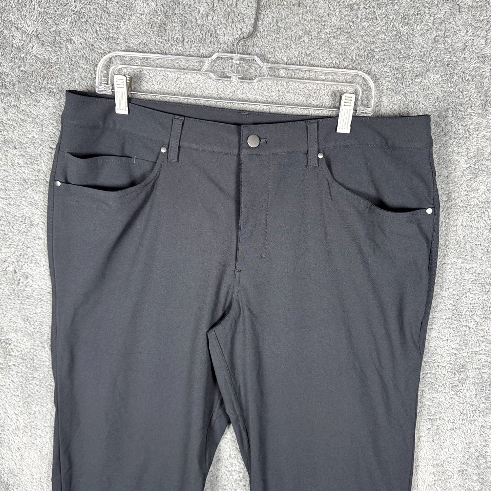 Lululemon Lululemon Pants Men 36x33 Warpstreme Classic 5 Pocket LM5ADAS Obsidian Gray Stretch Size US 36 / EU 52 - 3 Thumbnail