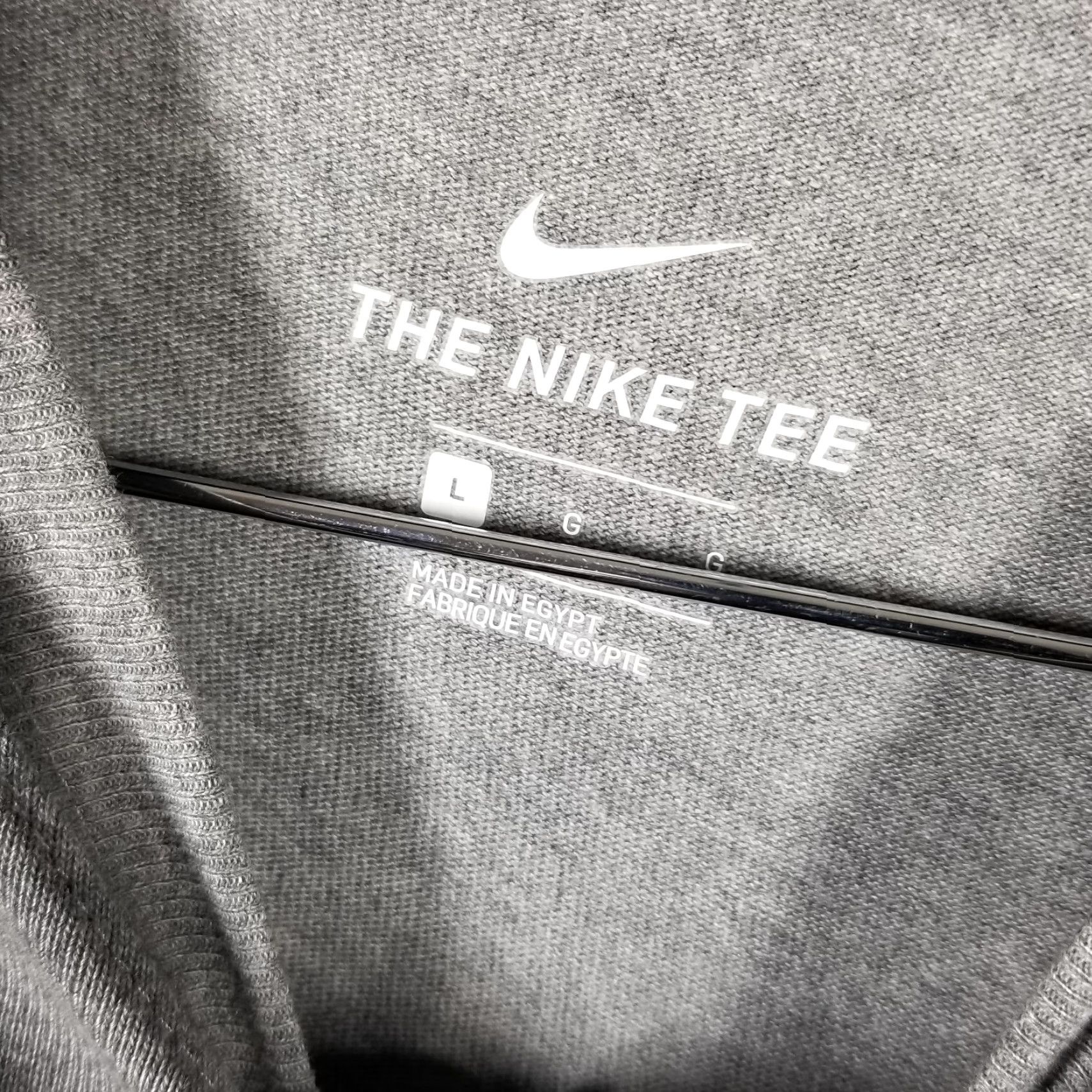 Nike Nike NSW Sportswear Shirt Men Large Gray Short Sleeve Crew Neck Regular Fit Size US L / EU 52-54 / 3 - 3 Thumbnail