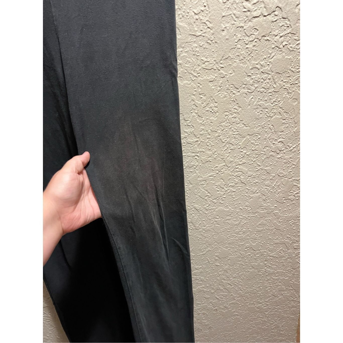 Victoria's Secret Victorias Secret Black With Grey Band Bootcut Leggings Woman Size 28" / US 6 / IT 42 - 5 Thumbnail