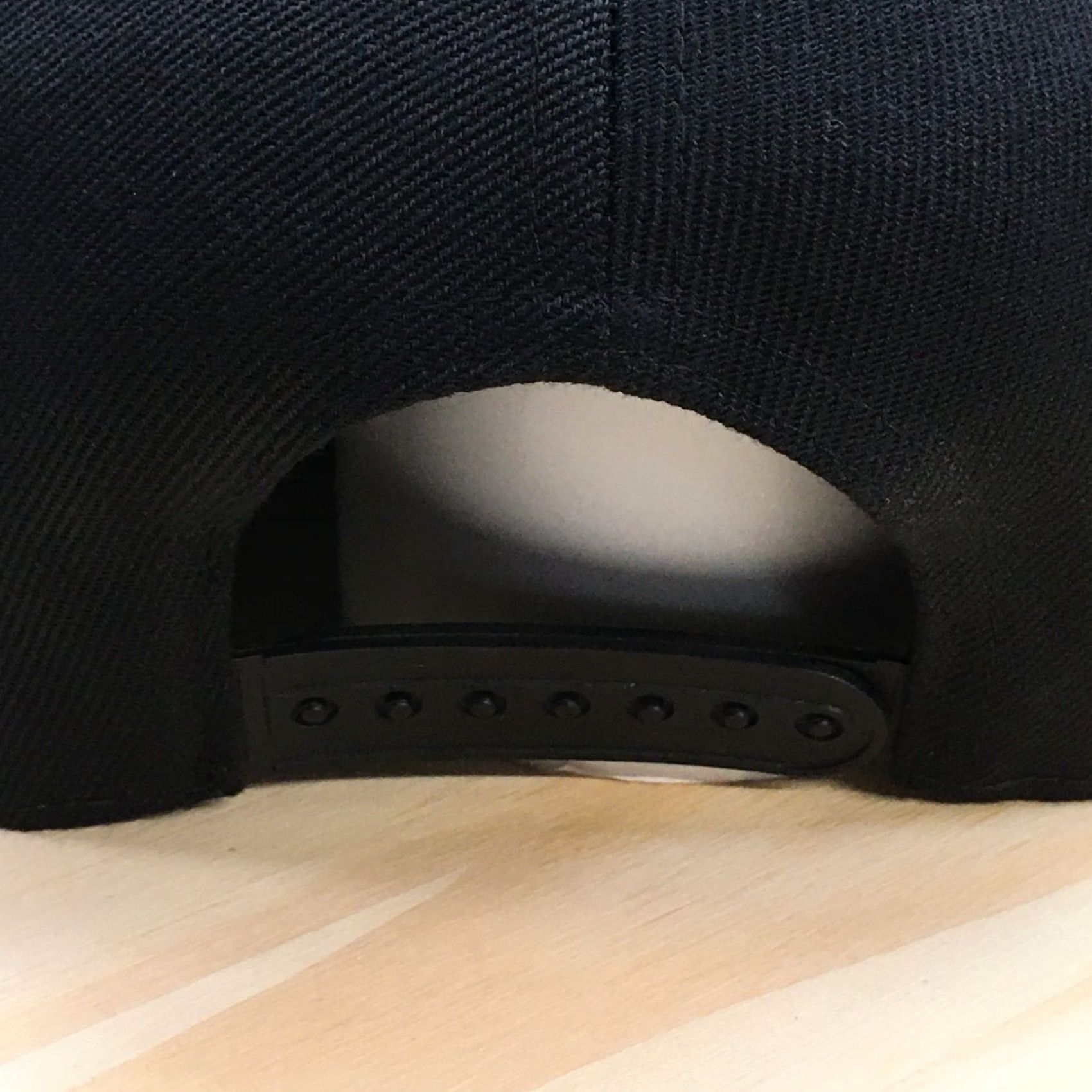 Vintage Habit Snapback Cap Hat Mens One Size Black Solid Adjustable Flat Brim Basic Size ONE SIZE - 7 Thumbnail