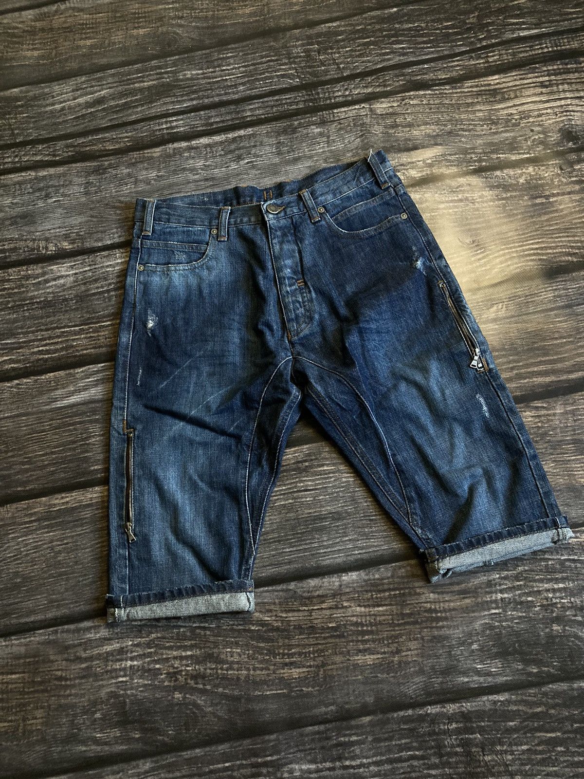 Neil Barrett 🔥NEIL BARRETT Y2K ZIP SHORTS Size US 30 / EU 46 - 8 Thumbnail