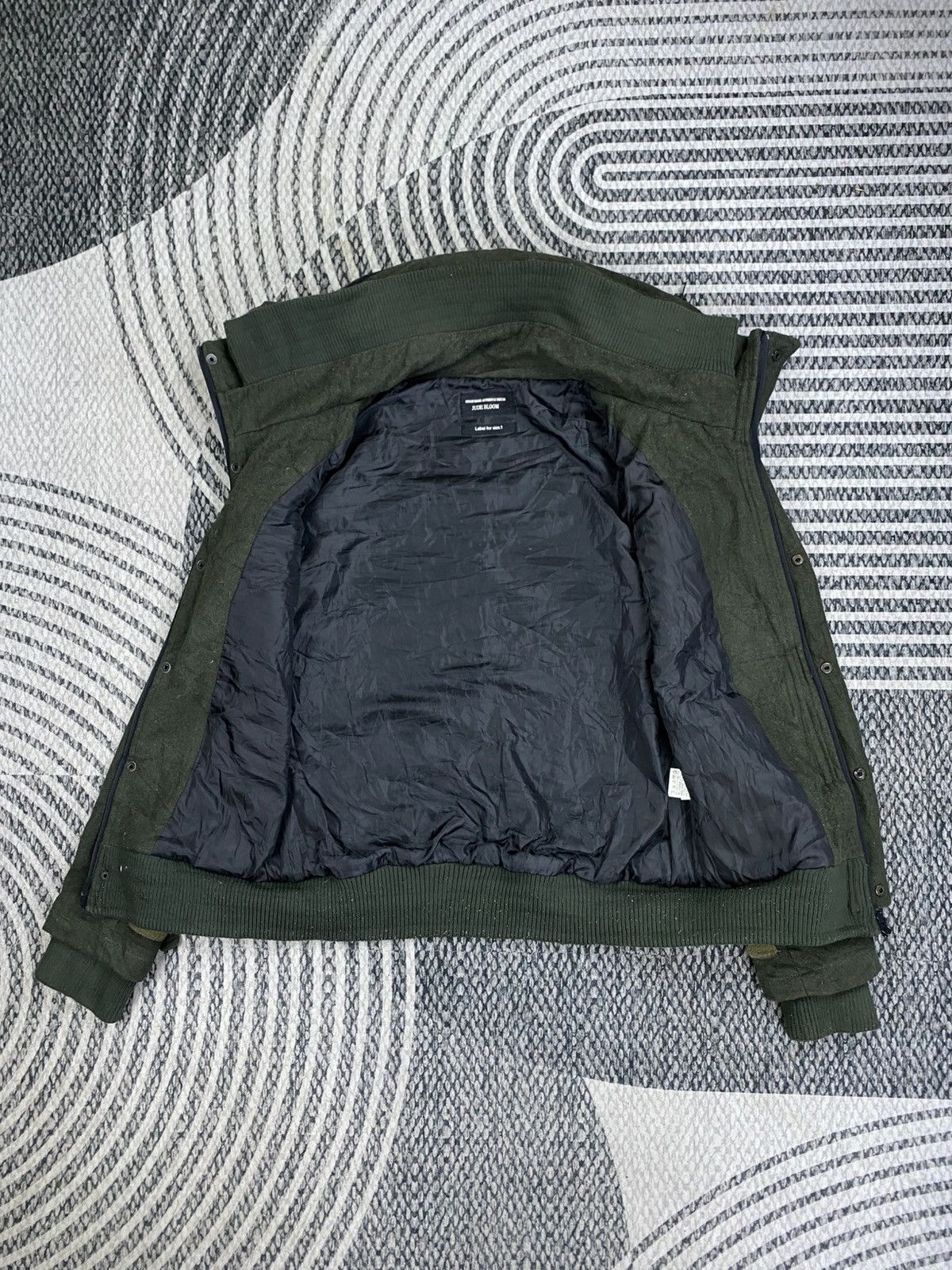Japanese Brand Vtg Jude Bloom Casual Army Green Heavyweight Zip-Up Jacket Size US M / EU 48-50 / 2 - 5 Thumbnail