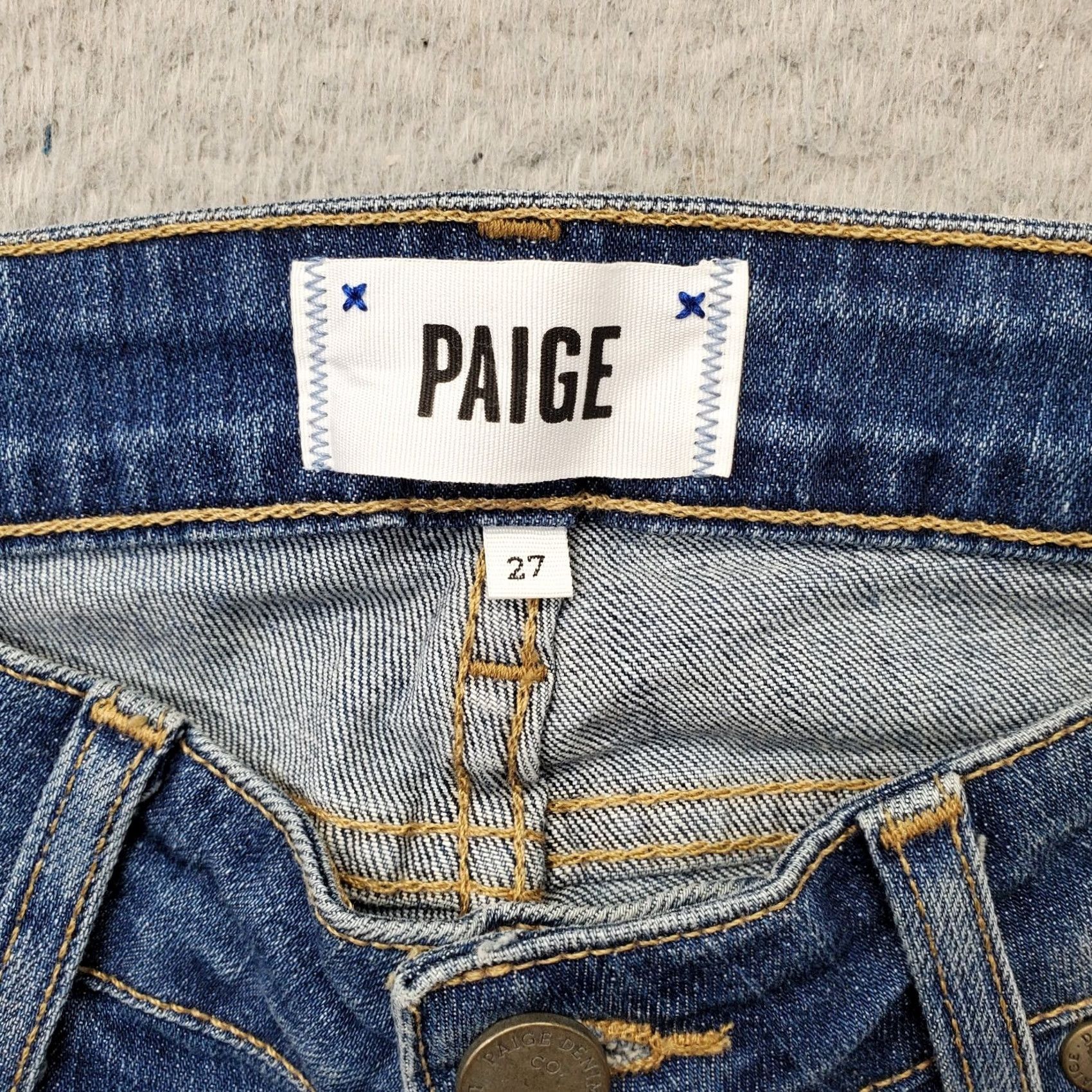 Paige Paige Verdugo Ankle Jeans Womens 27 Blue Denim Distressed 5-Pocket Design Jeans Womens 27 Blue Denim Distressed 5-Pocket Design Size 27" / US 4 / IT 40 - 7 Thumbnail