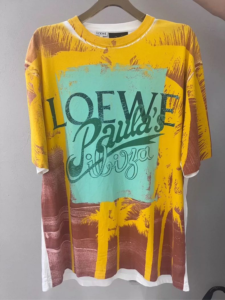 Loewe LOEWE Full palm tree printed round neck short sleeve T-shi Size XS / US 0-2 / IT 36-38 - 1 Thumbnail
