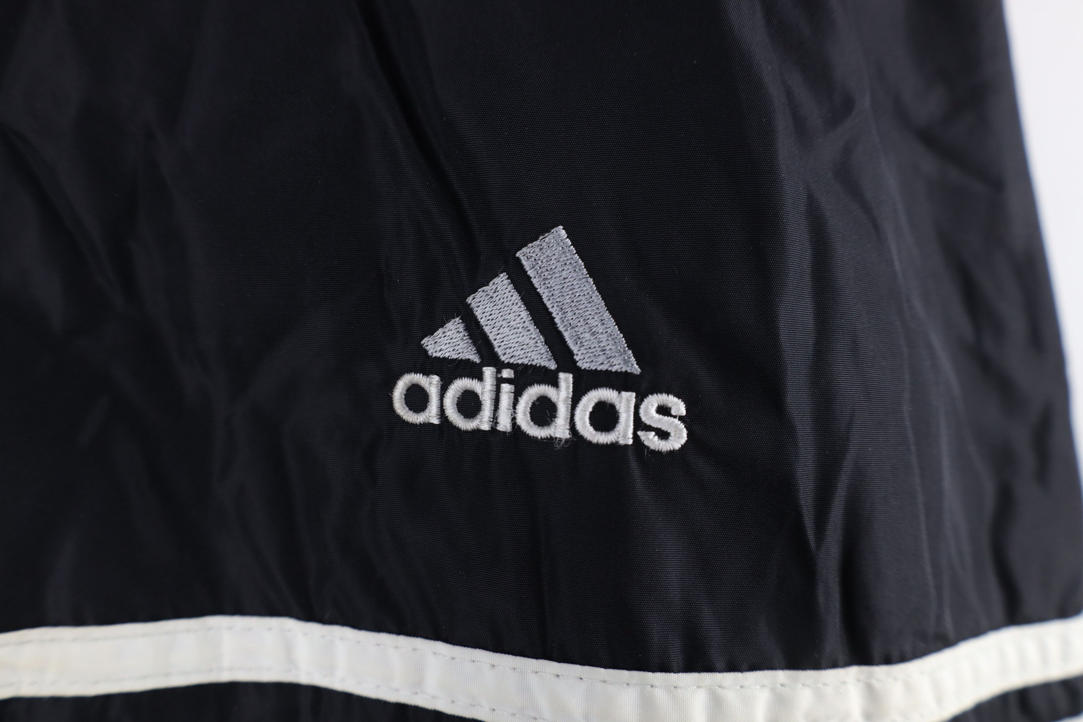 Adidas × Vintage Vintage 90s Adidas Reversible Full Zip Jacket Black Gray Size US XL / EU 56 / 4 - 5 Thumbnail