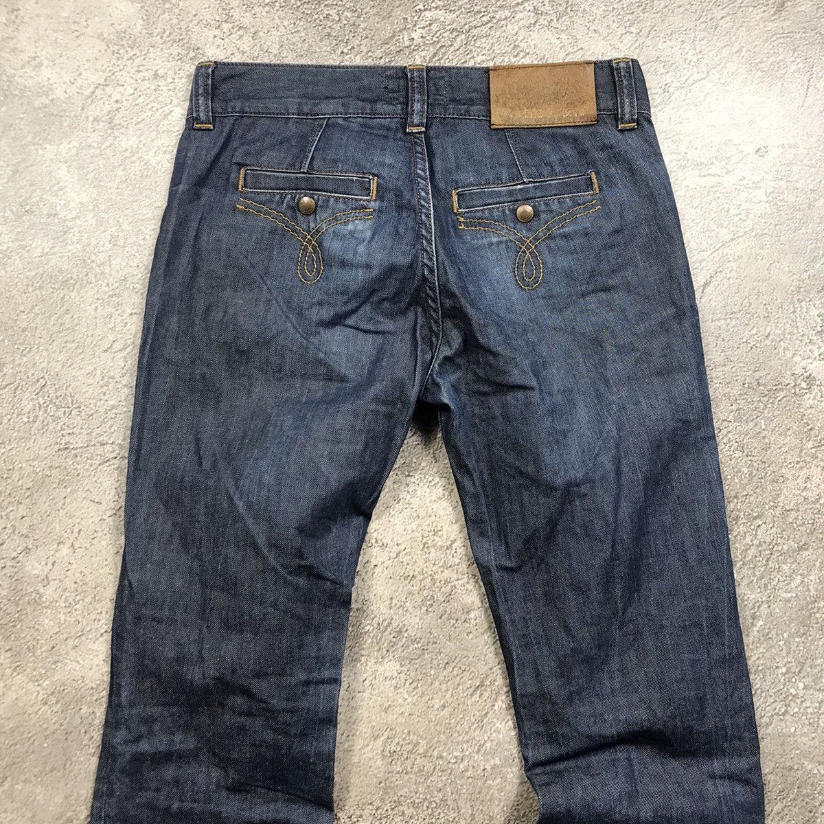 Vintage Vintage 90s Distressed Baggy Jeans Grunge Y2K Logo 26 Size 26" / US 2 / IT 38 - 7 Thumbnail