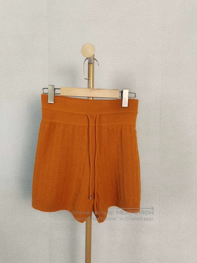 Hermes Hermes Women's knitted shorts Size 24" / US 00 / IT 34 - 2 Thumbnail